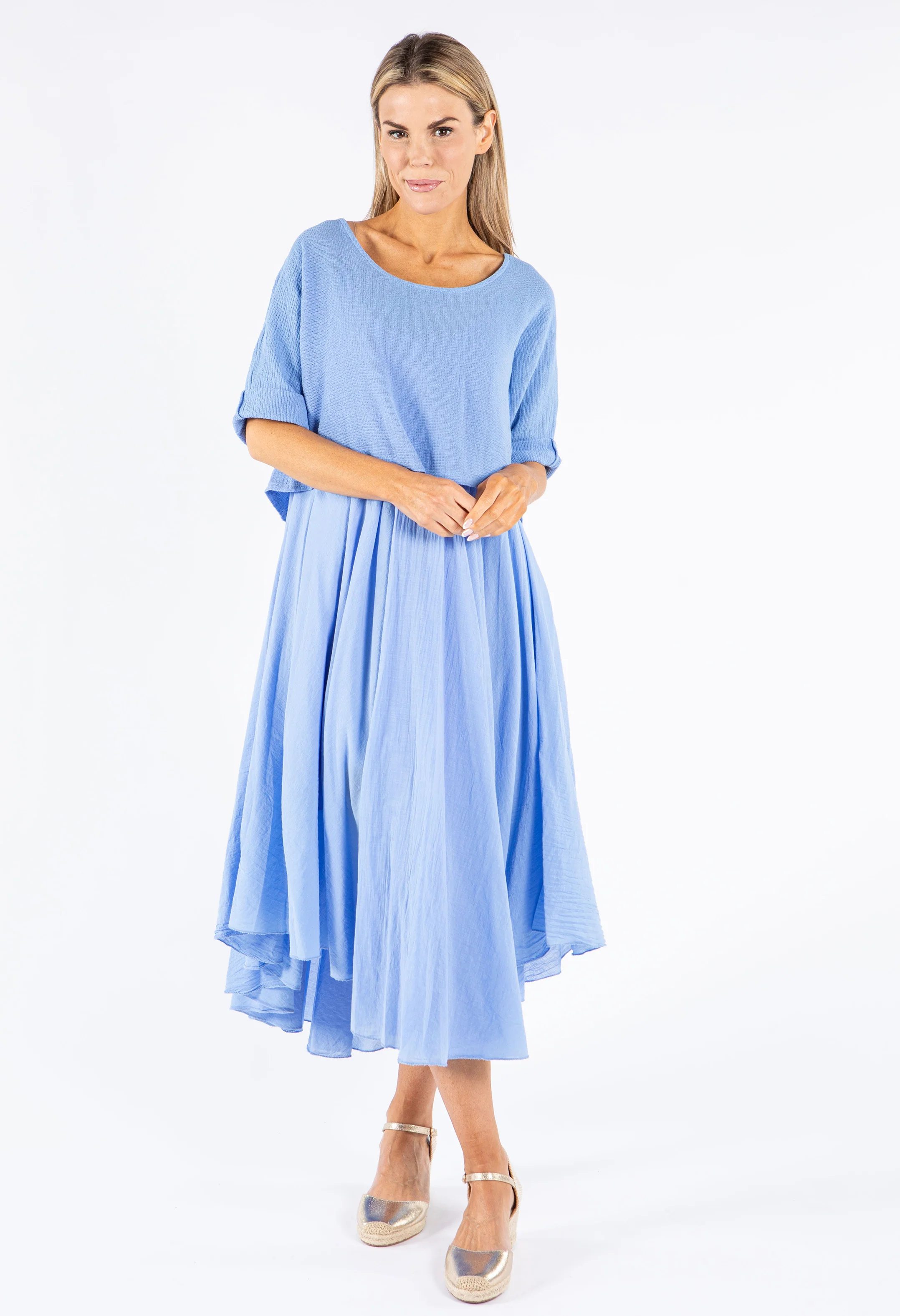 2 Piece Midi Dress
