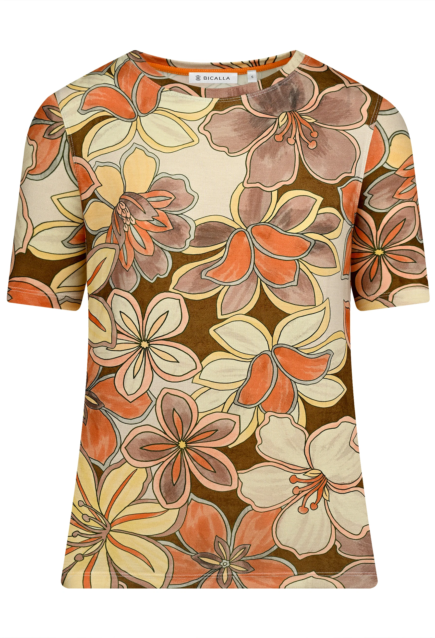 Shirt with flower print