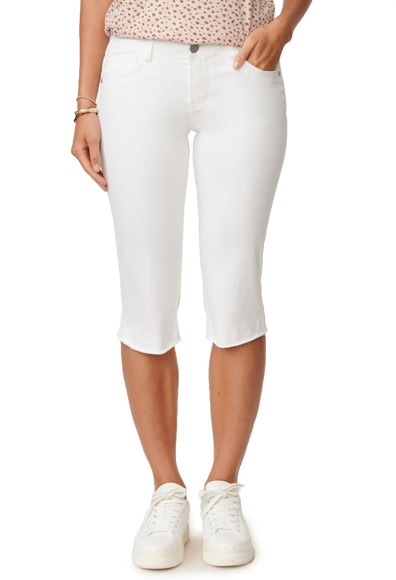 Absolution White Skimmer Capri
