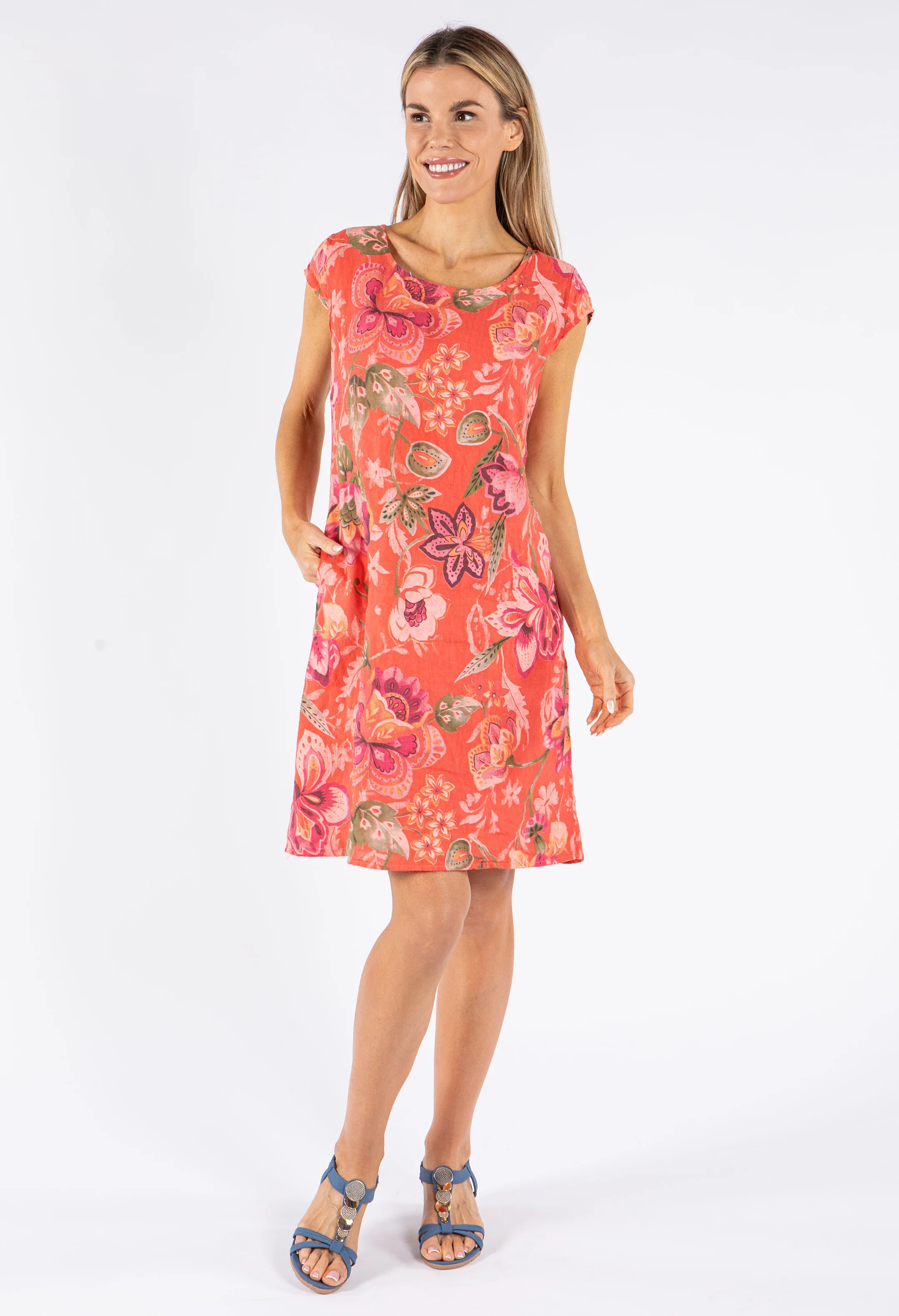 Floral  Linen Dresses