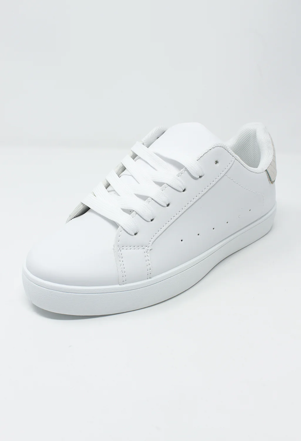 White and Beige Trainer