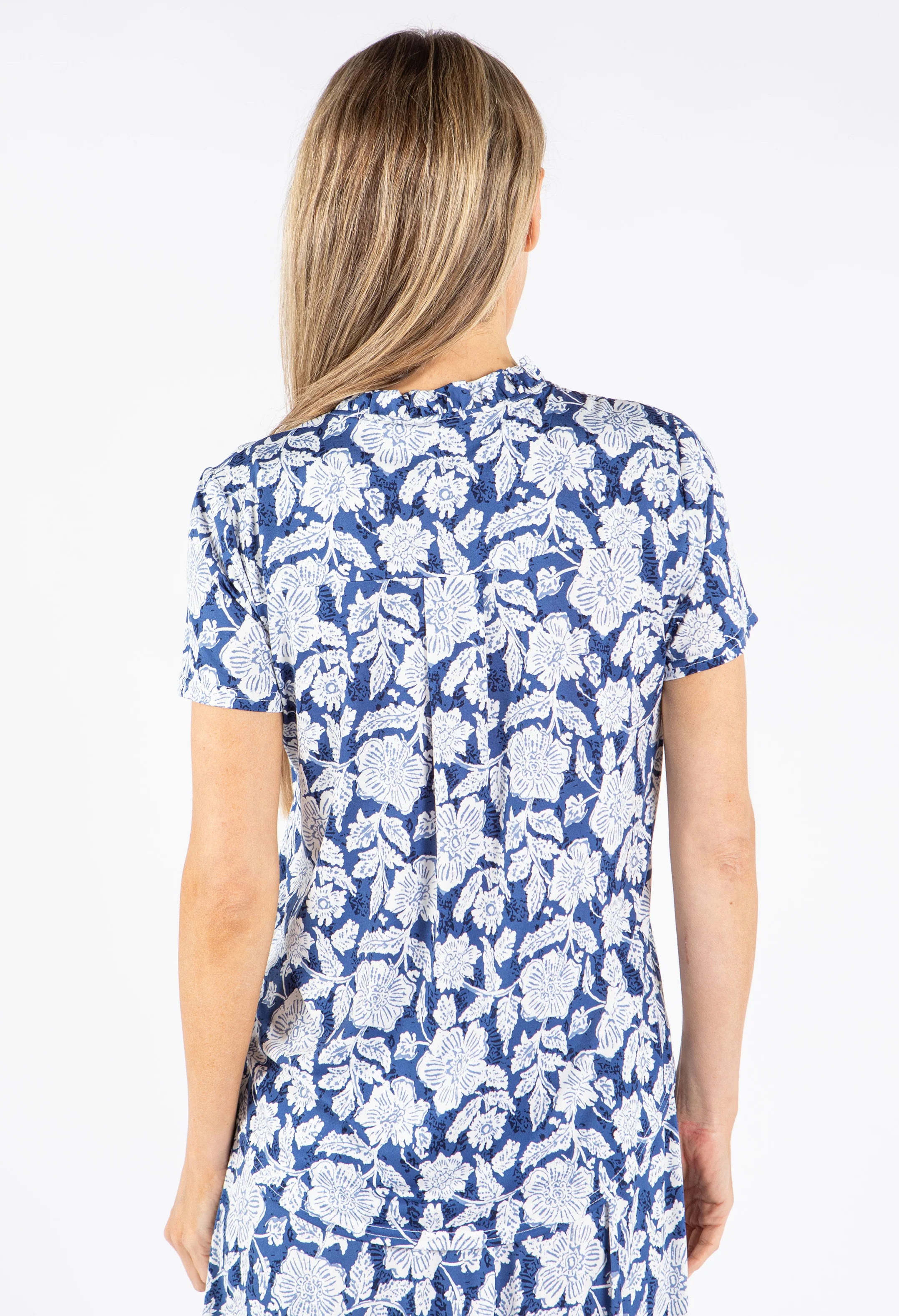 Floral Print V-Neck Top