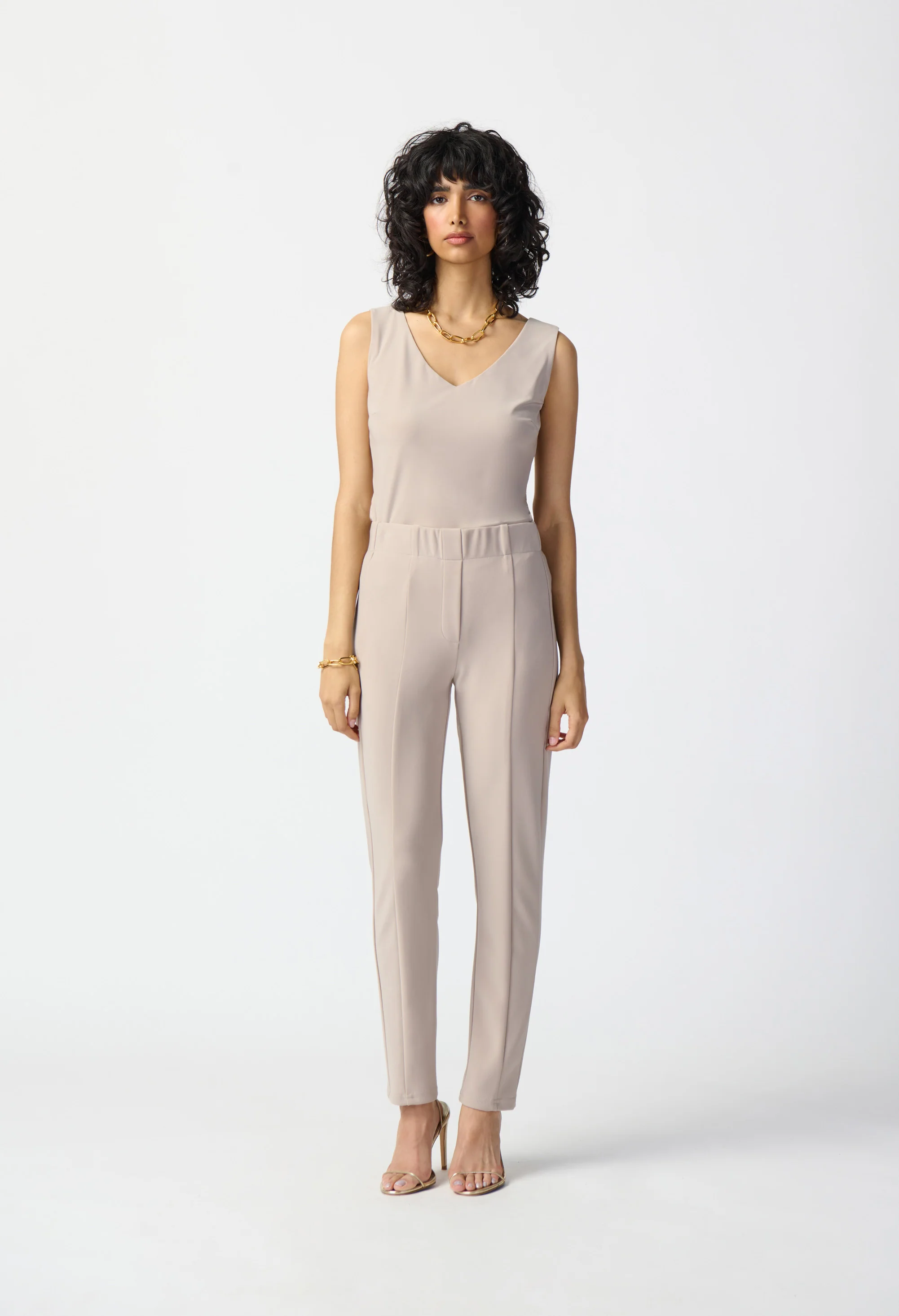 Casual V-neck Sleeveless Cami