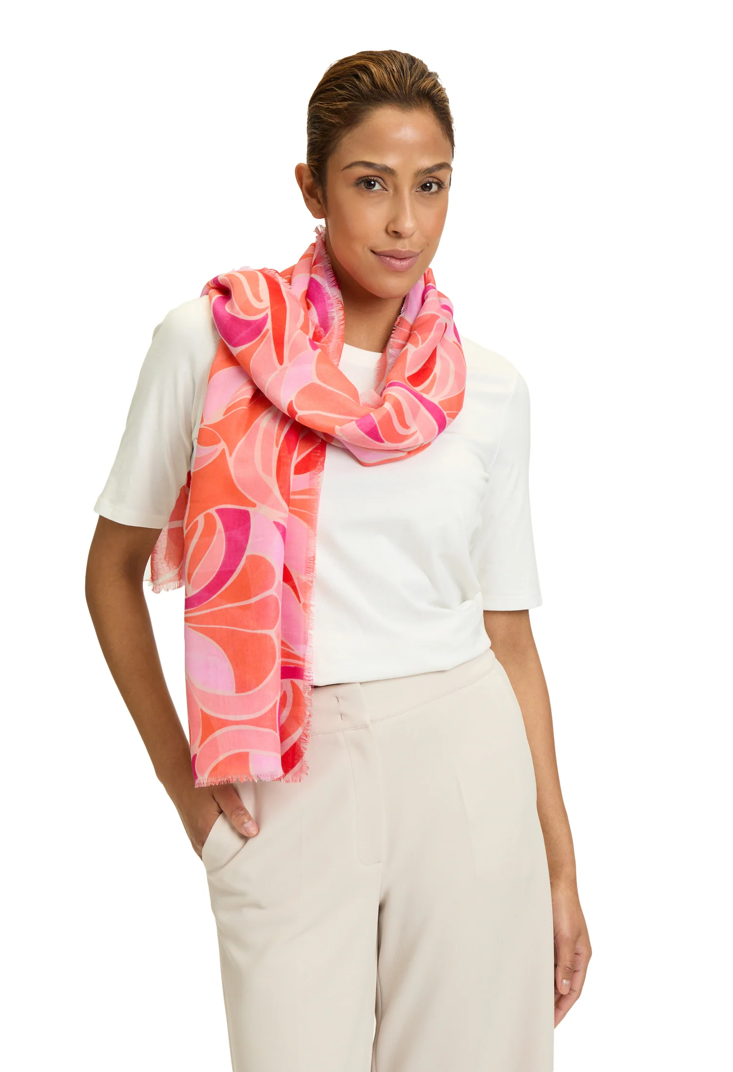 Floral Print Scarf