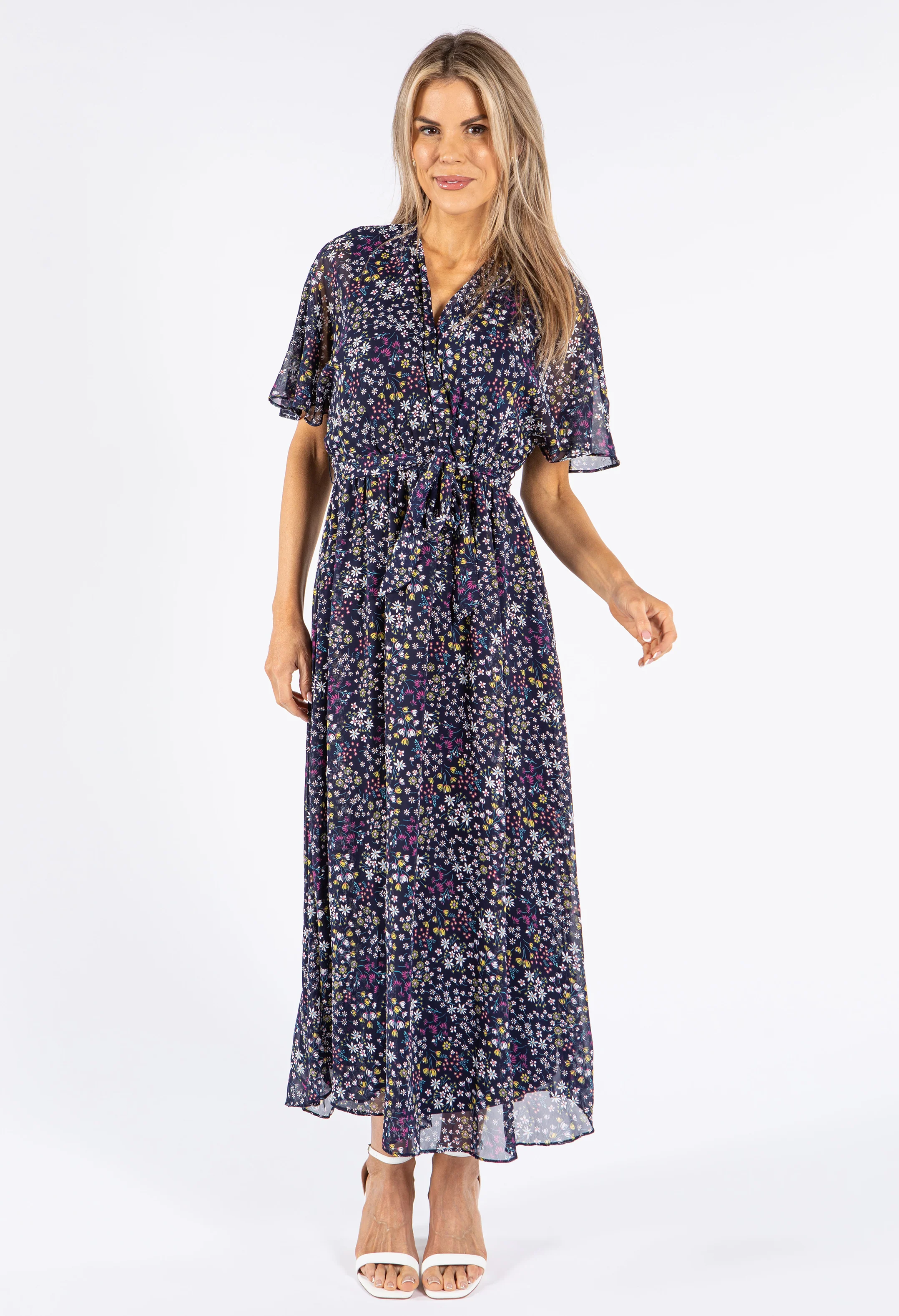 Dainty Floral Print Dress