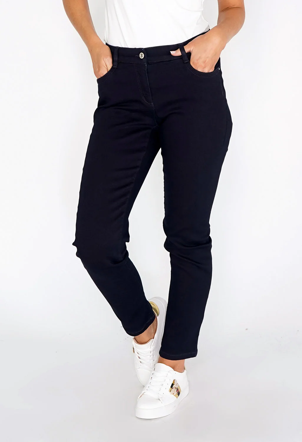 Sophie B Navy Straight Leg Jeans