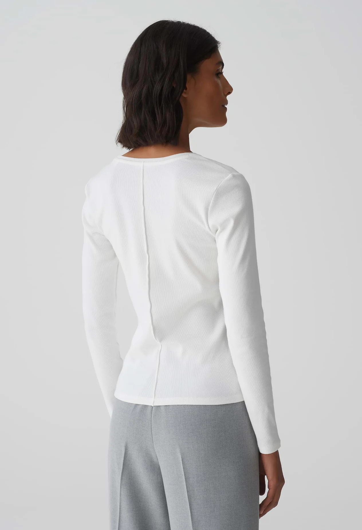 Sadalie Slim-fit ribbed Top