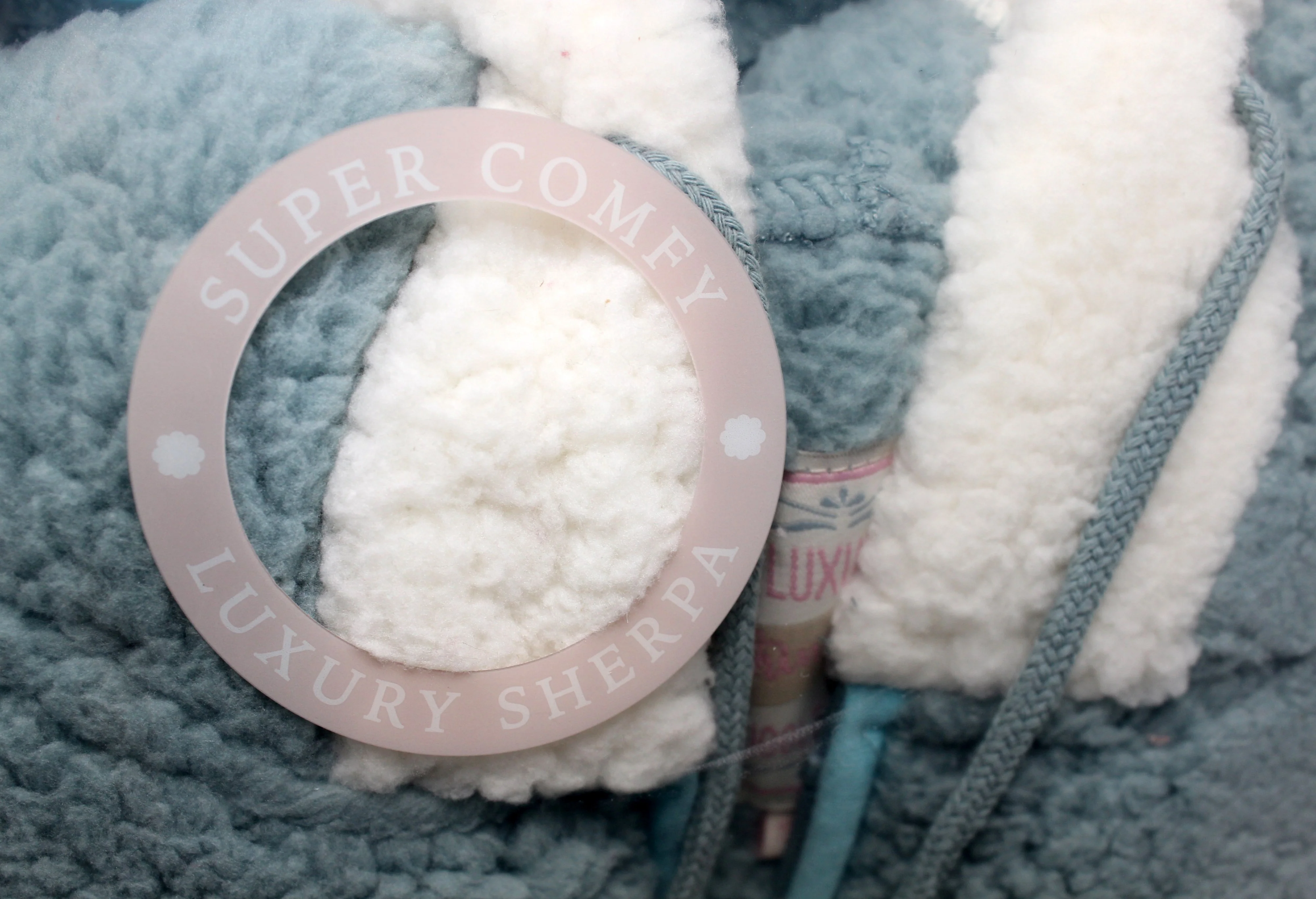 Hooded Snuggle Top in Duck Egg