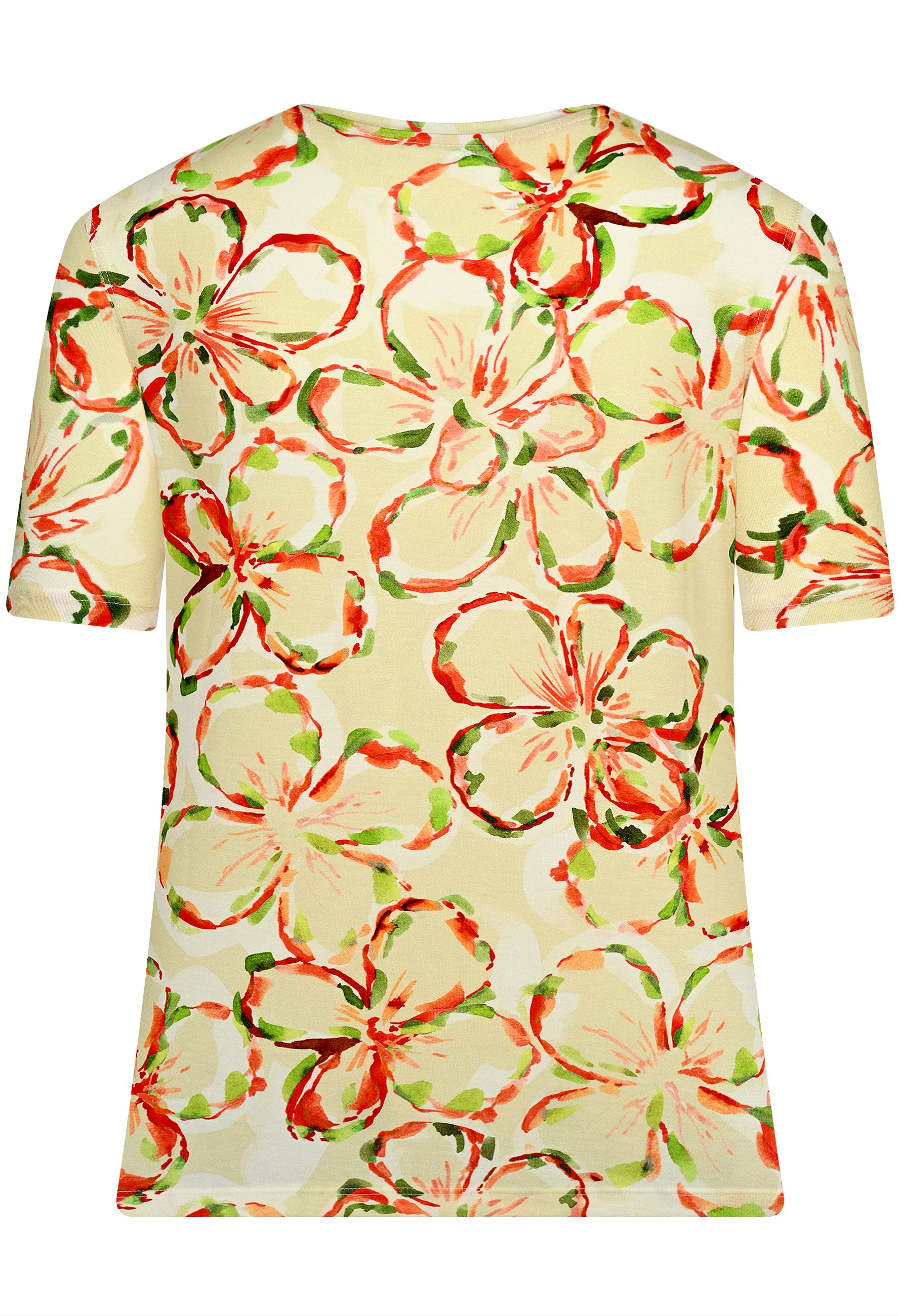 Shirt with floral print