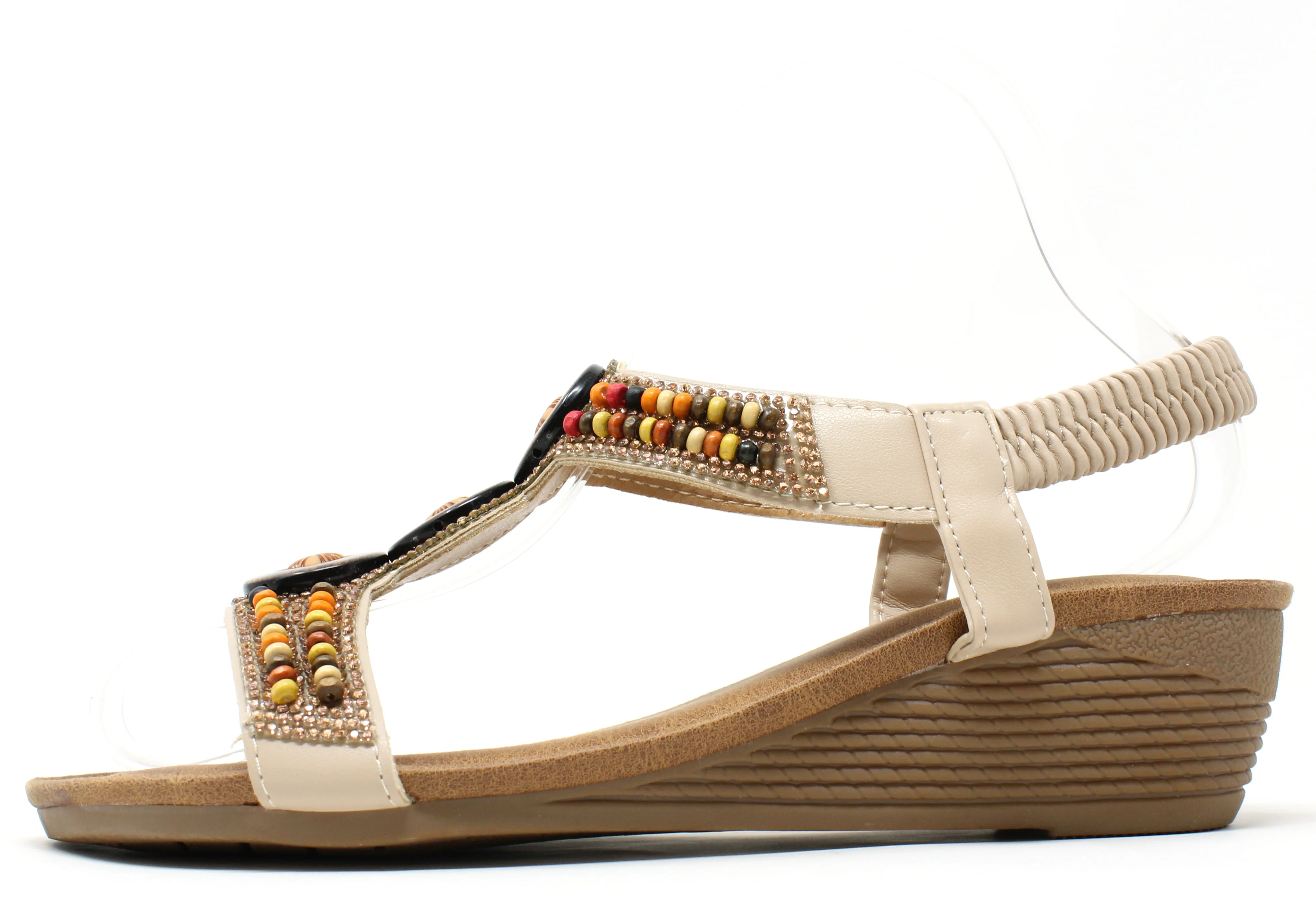 Colourful Wooden Beaded Sandal