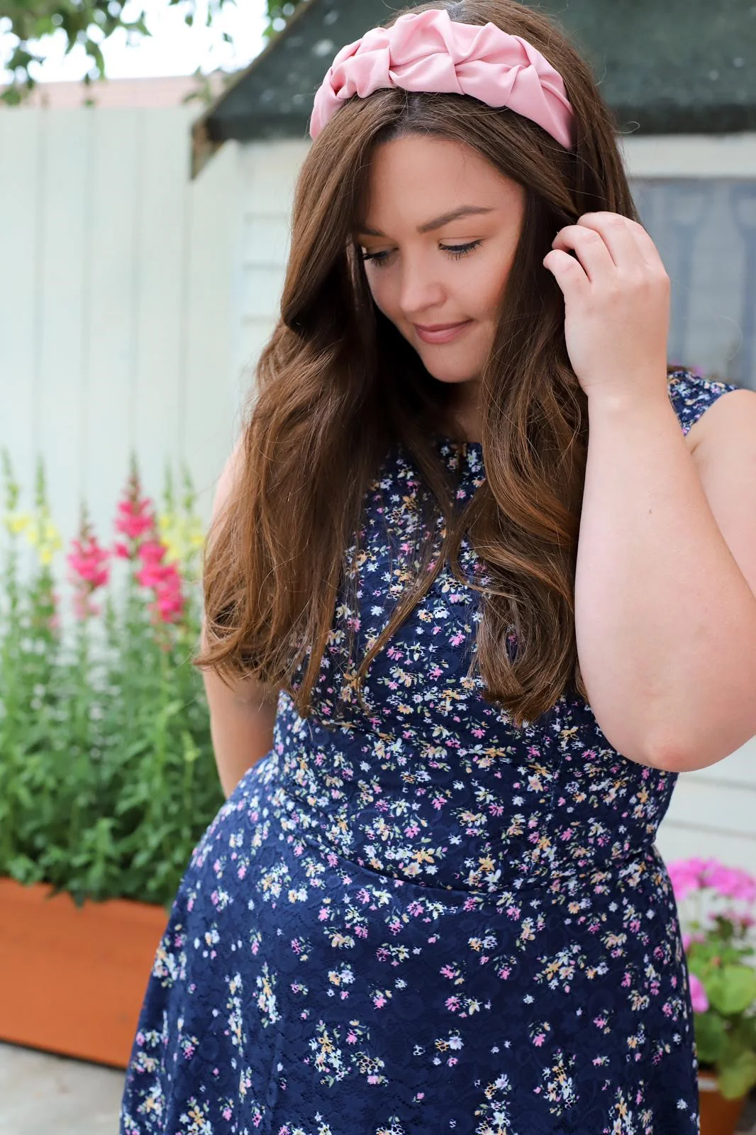 Rose Ruffle Headband
