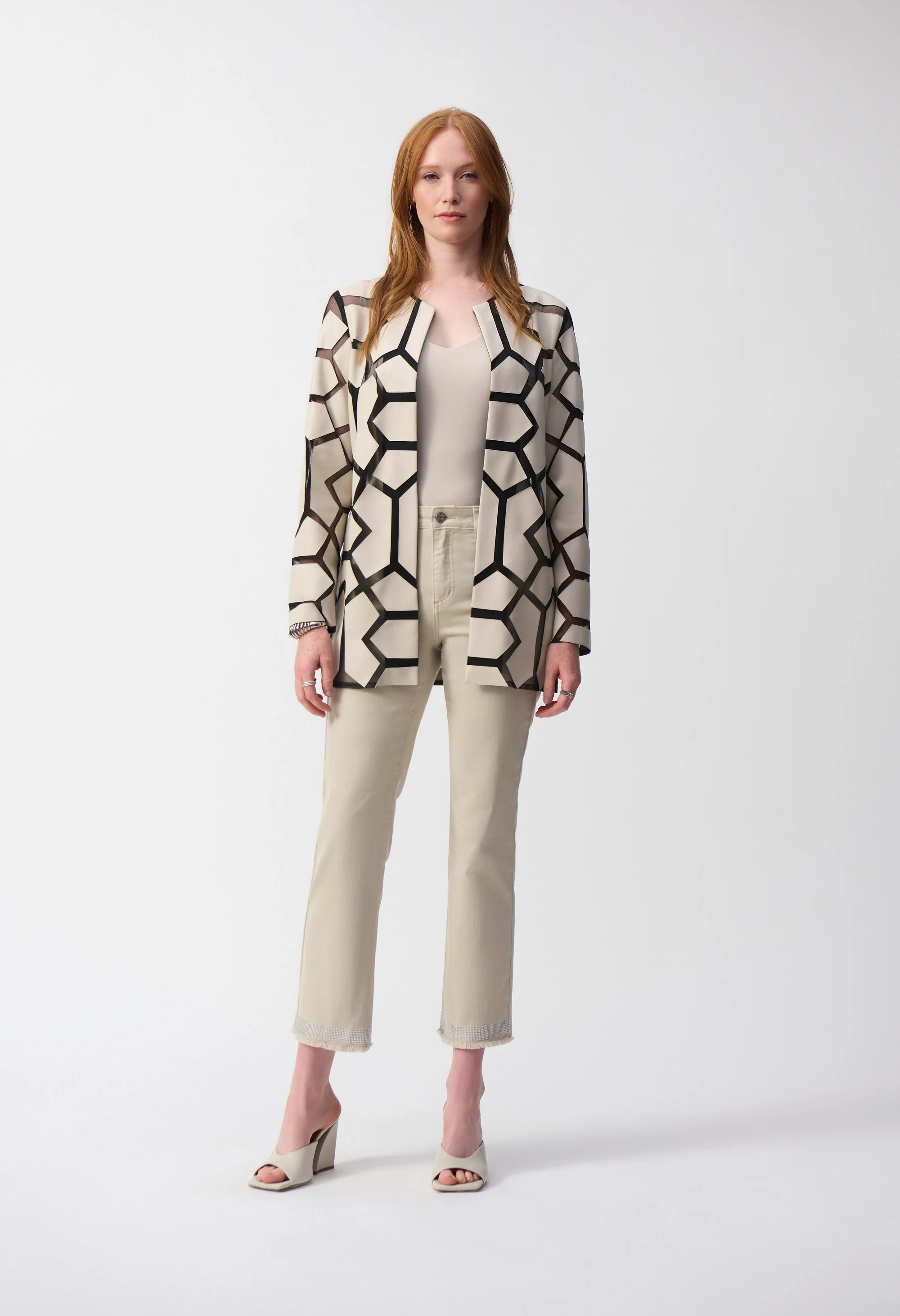 Geometric Design Blazer