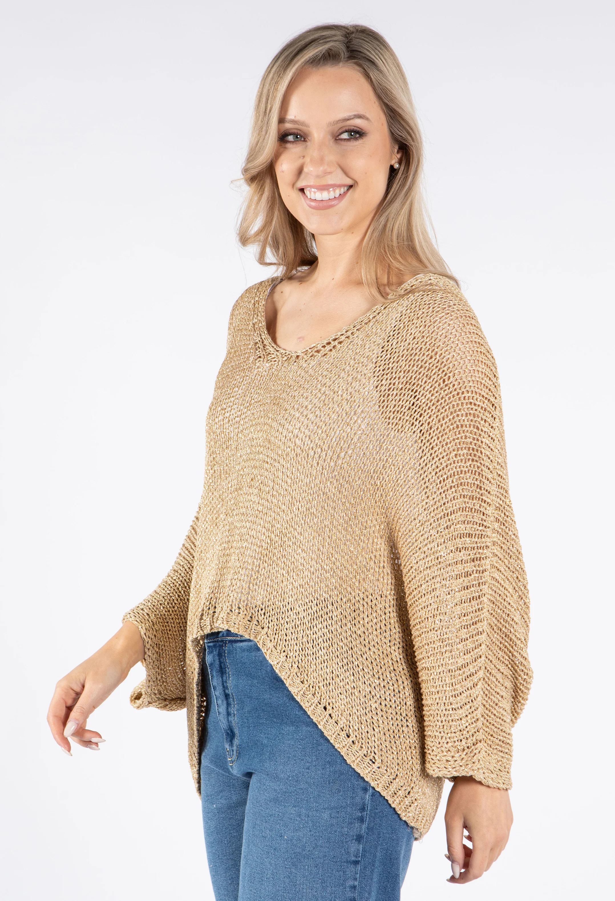Lurex Knit Jumper