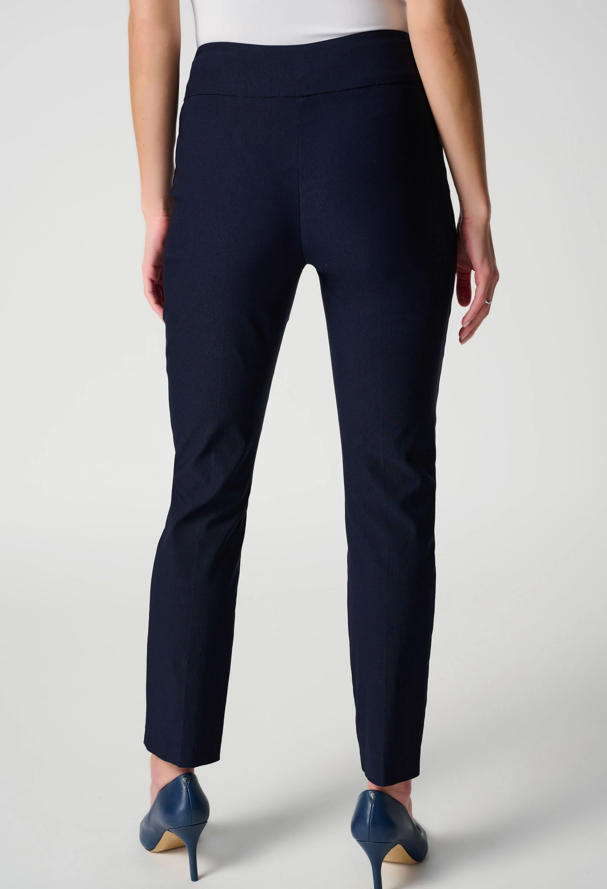 High-waisted Ankle-length Trousers