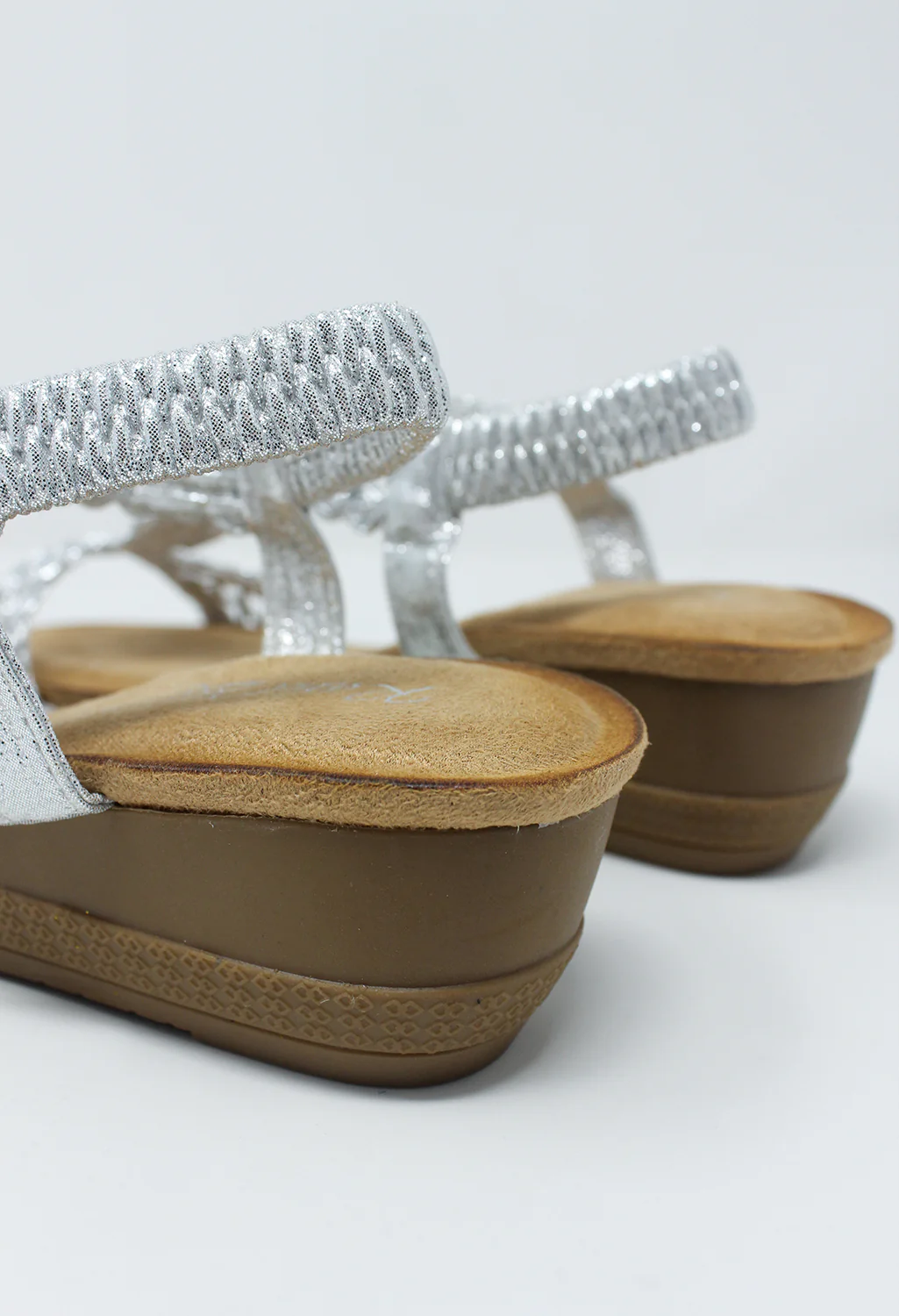 Silver Wedge Sandal-1