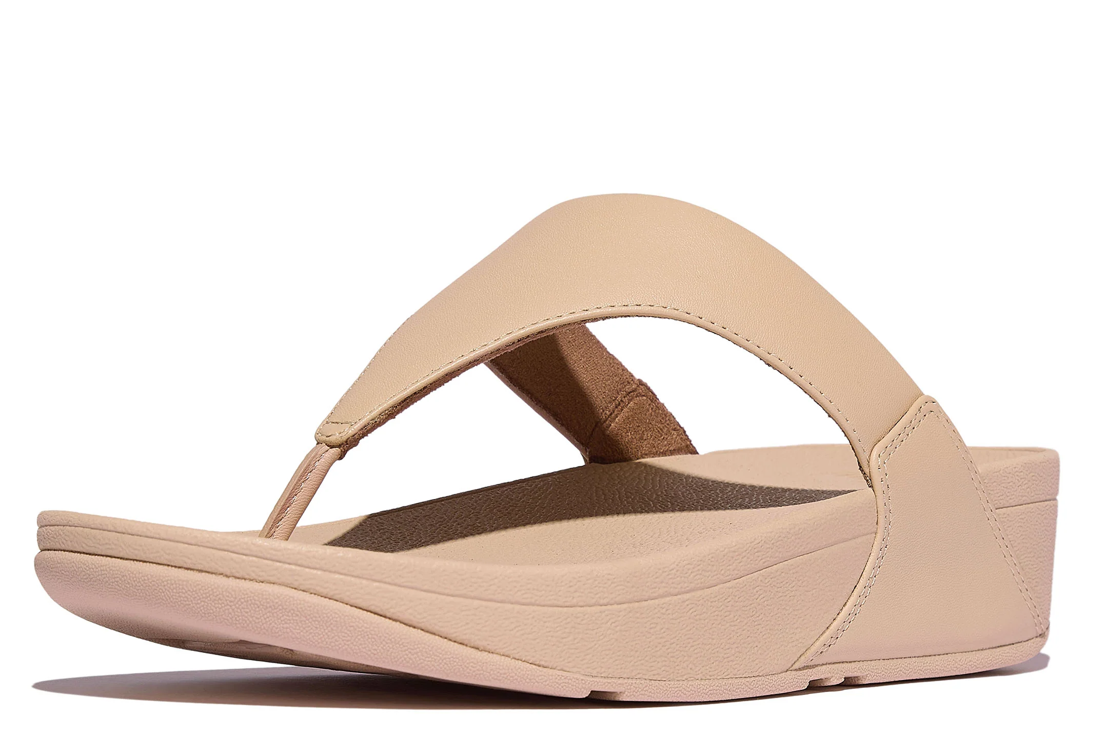 LULU Leather Toe-Post Sandals