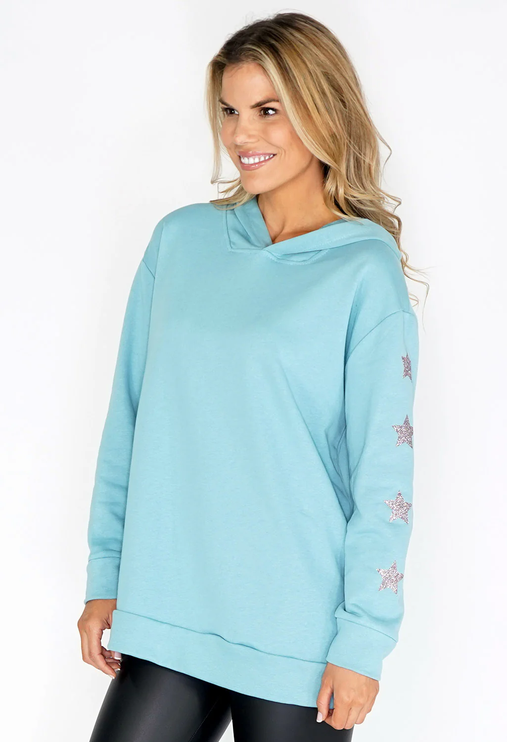 Blue Star Detail Hoody