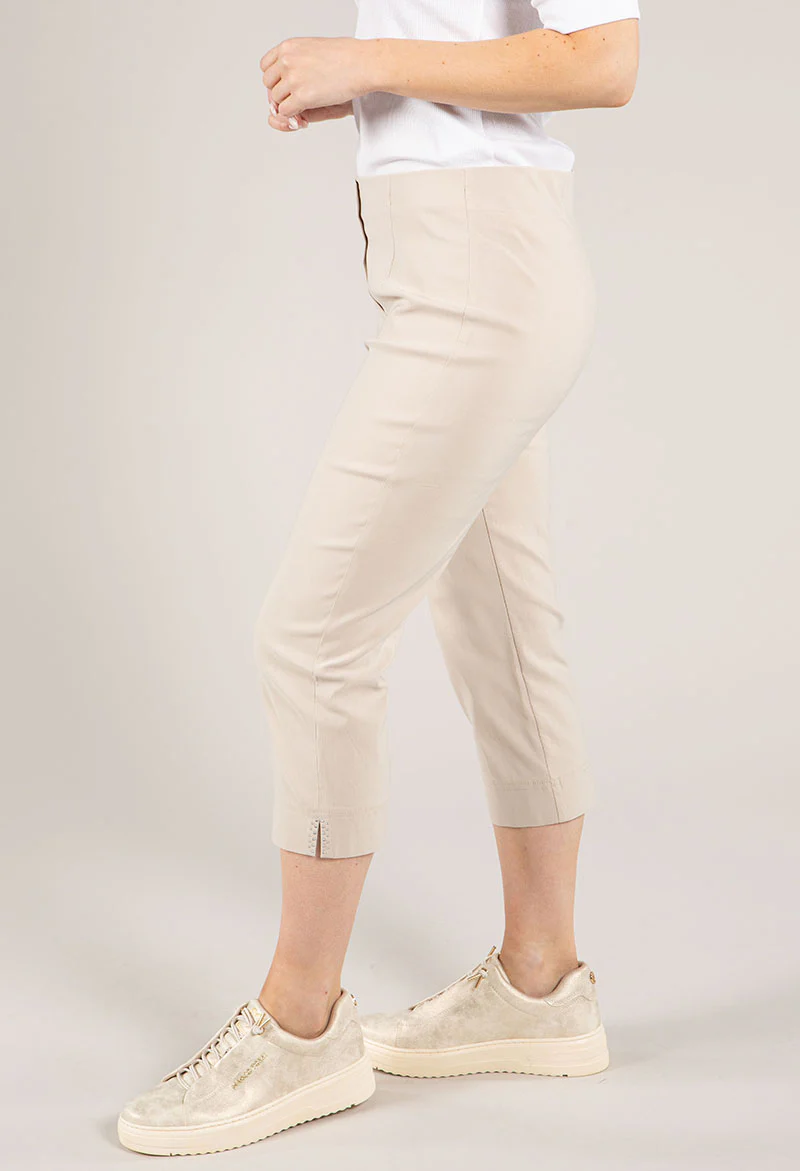 Diamante Detail Pull On Capris