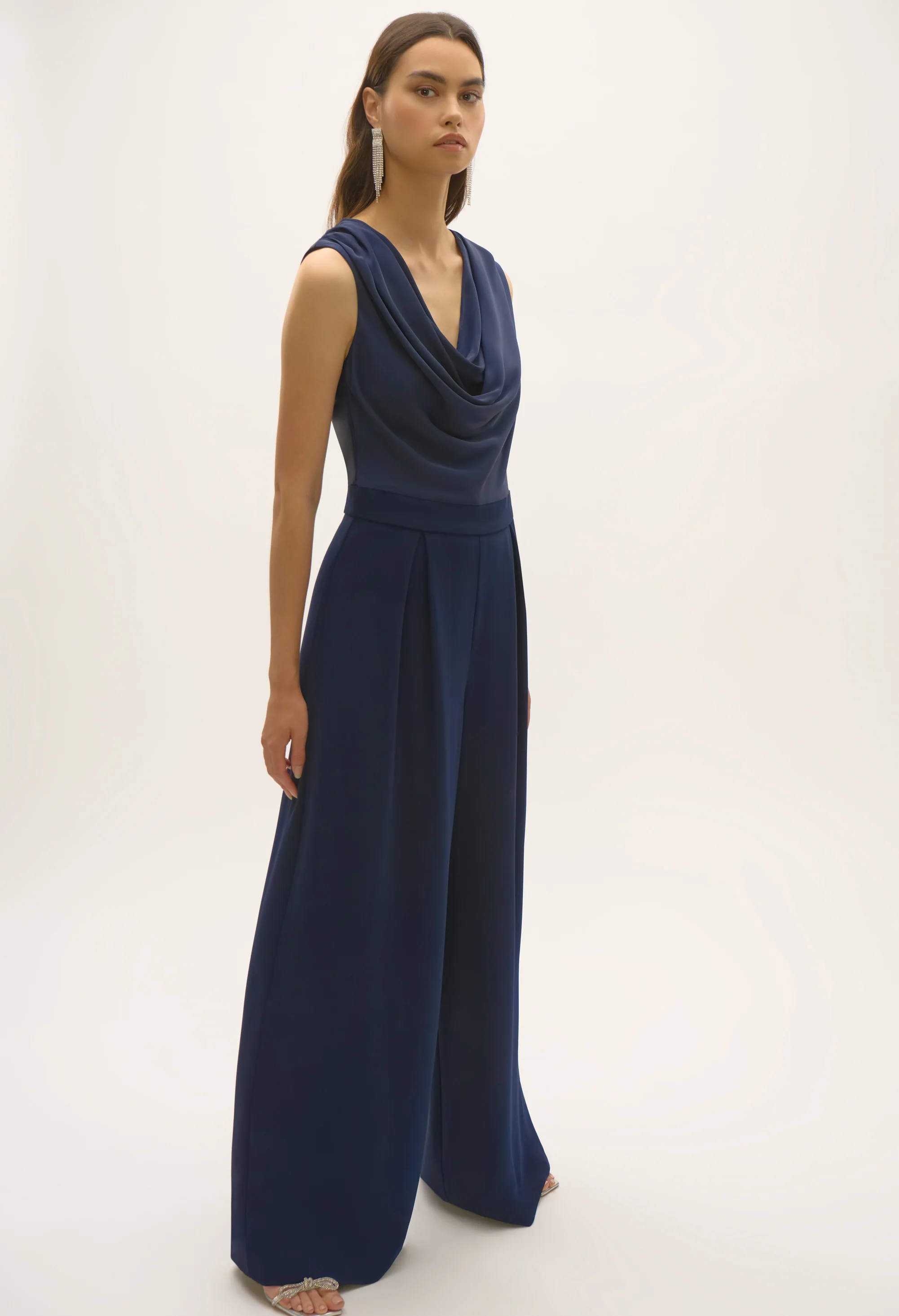 Formal V-neck Jumpsuit