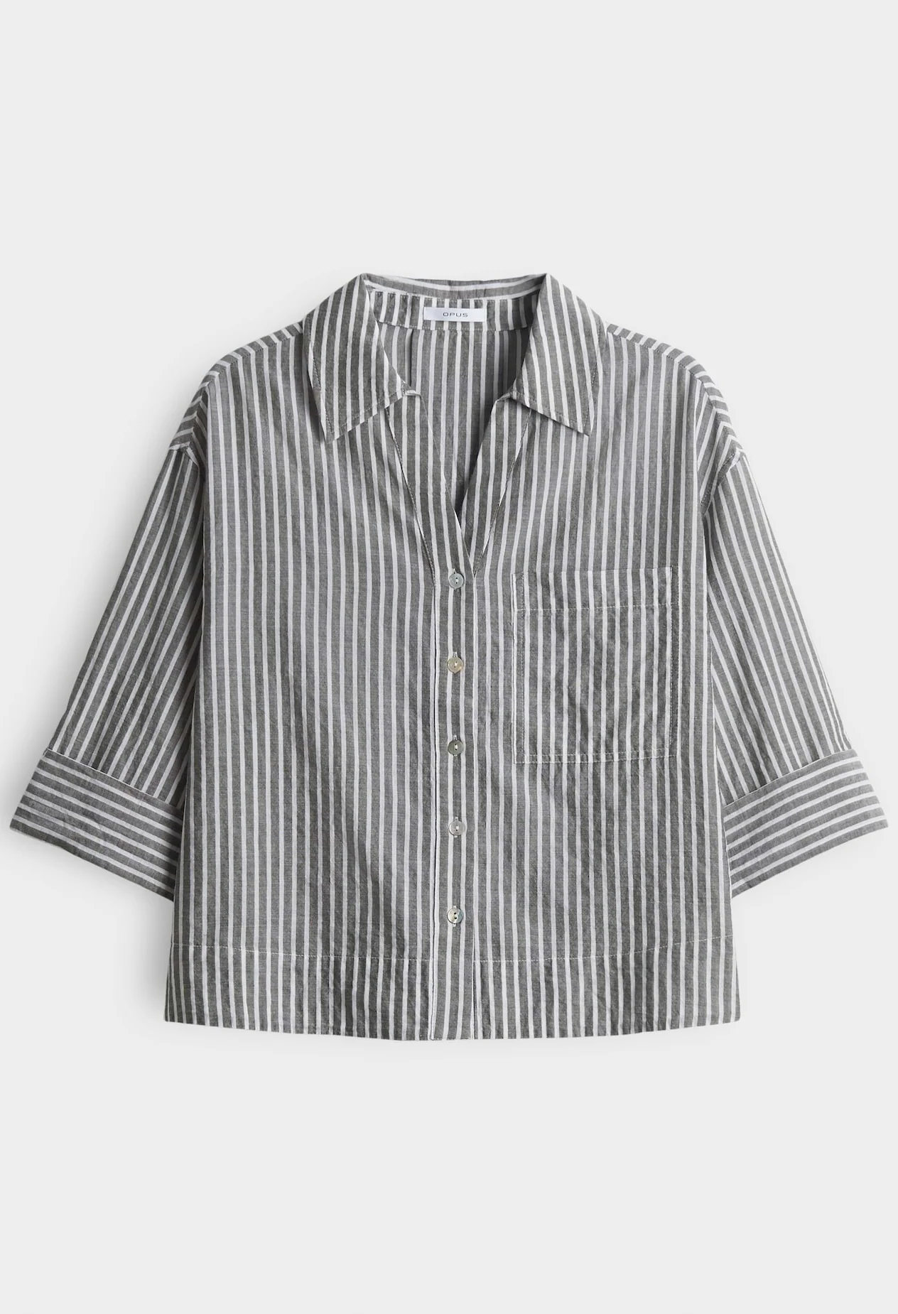 Frica Loose Stripped Blouse