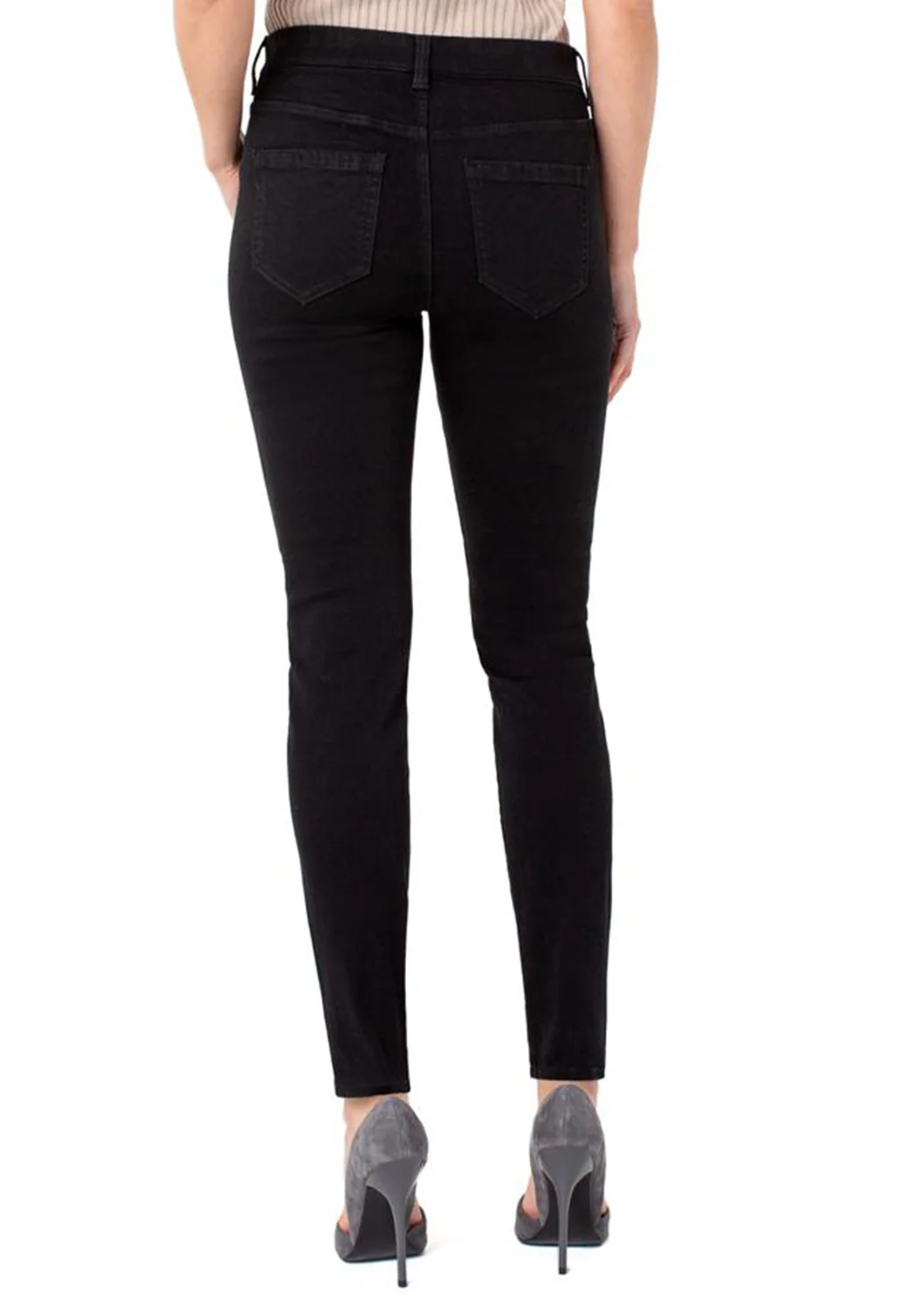 Gia Glider Skinny Pull On in Black