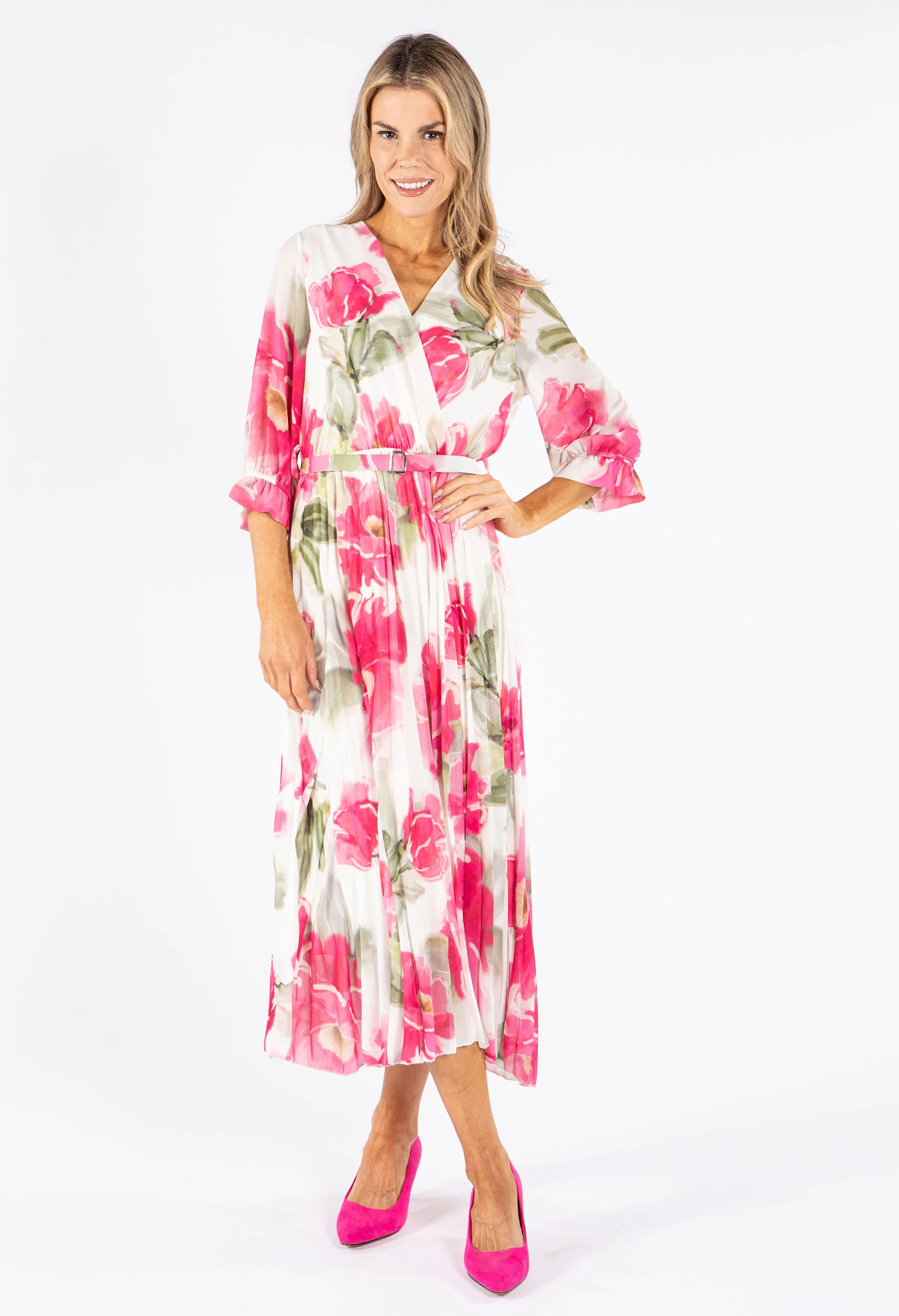 Grace Floral Midi Dress