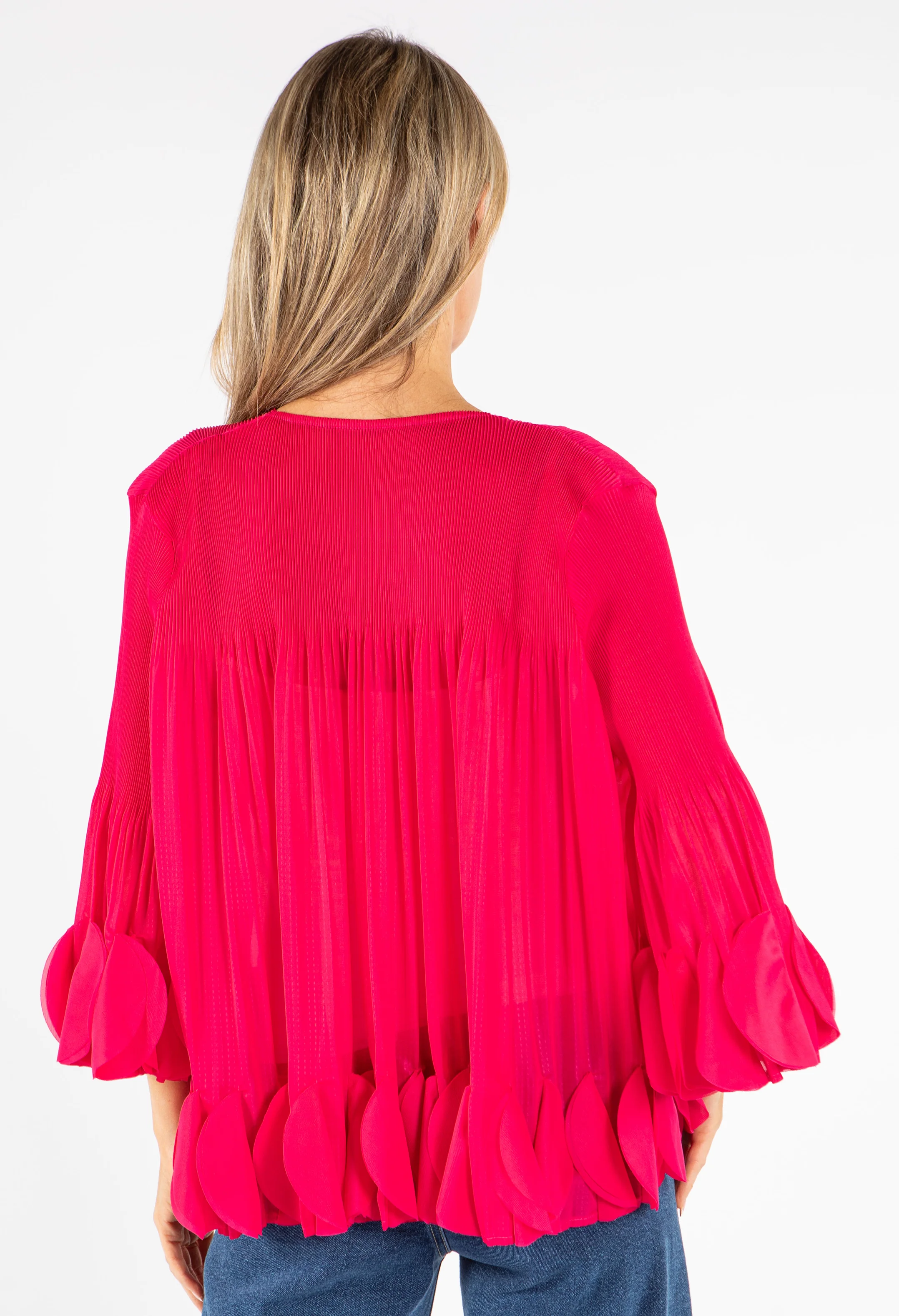 Petal Pleated Blouse