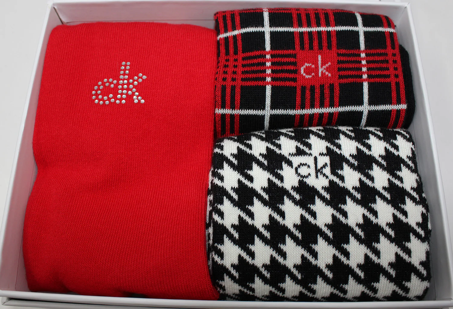 LADIES 3 PACK LOGO CREW SOCKS-1