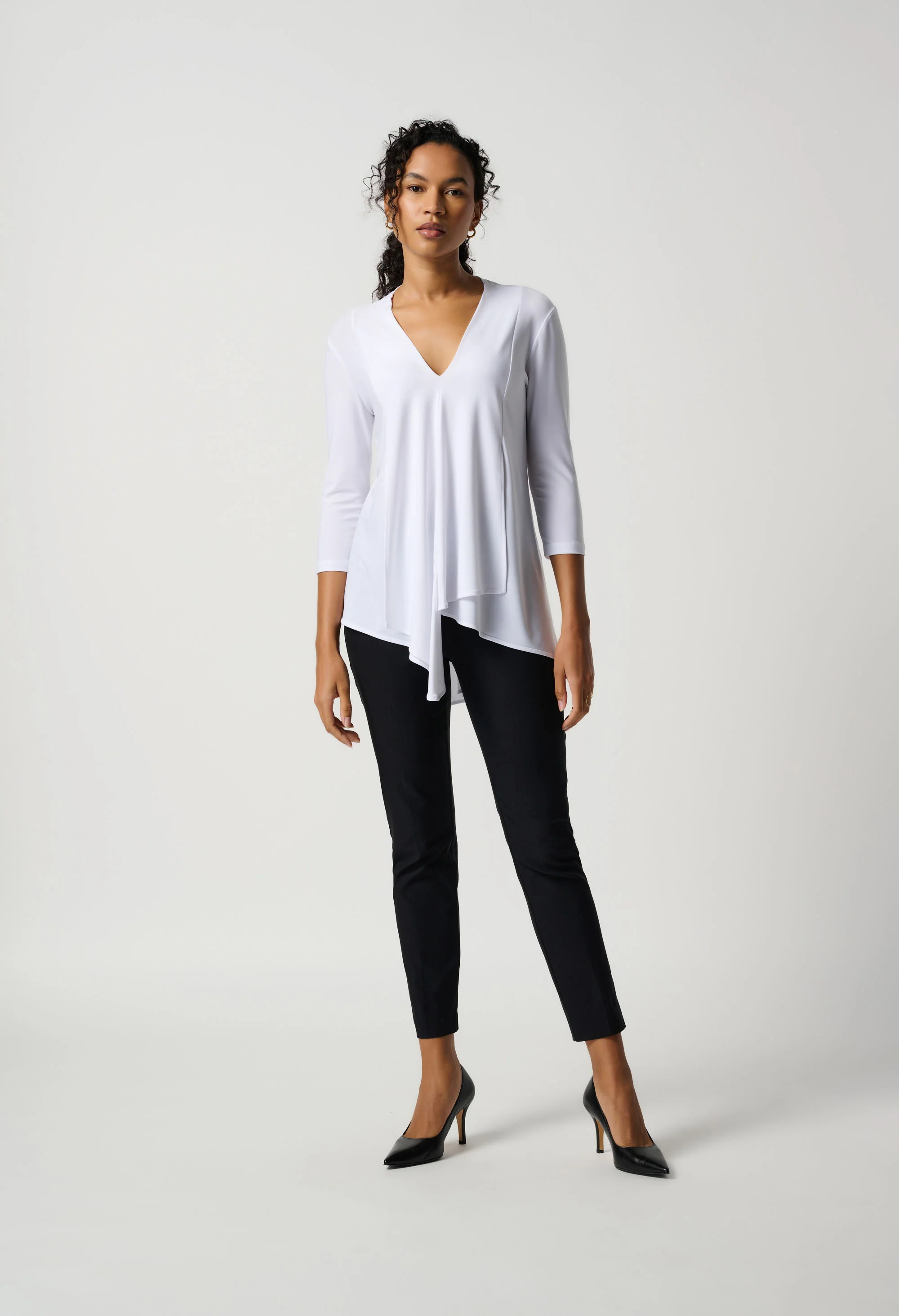 High-waisted Ankle-length Trousers