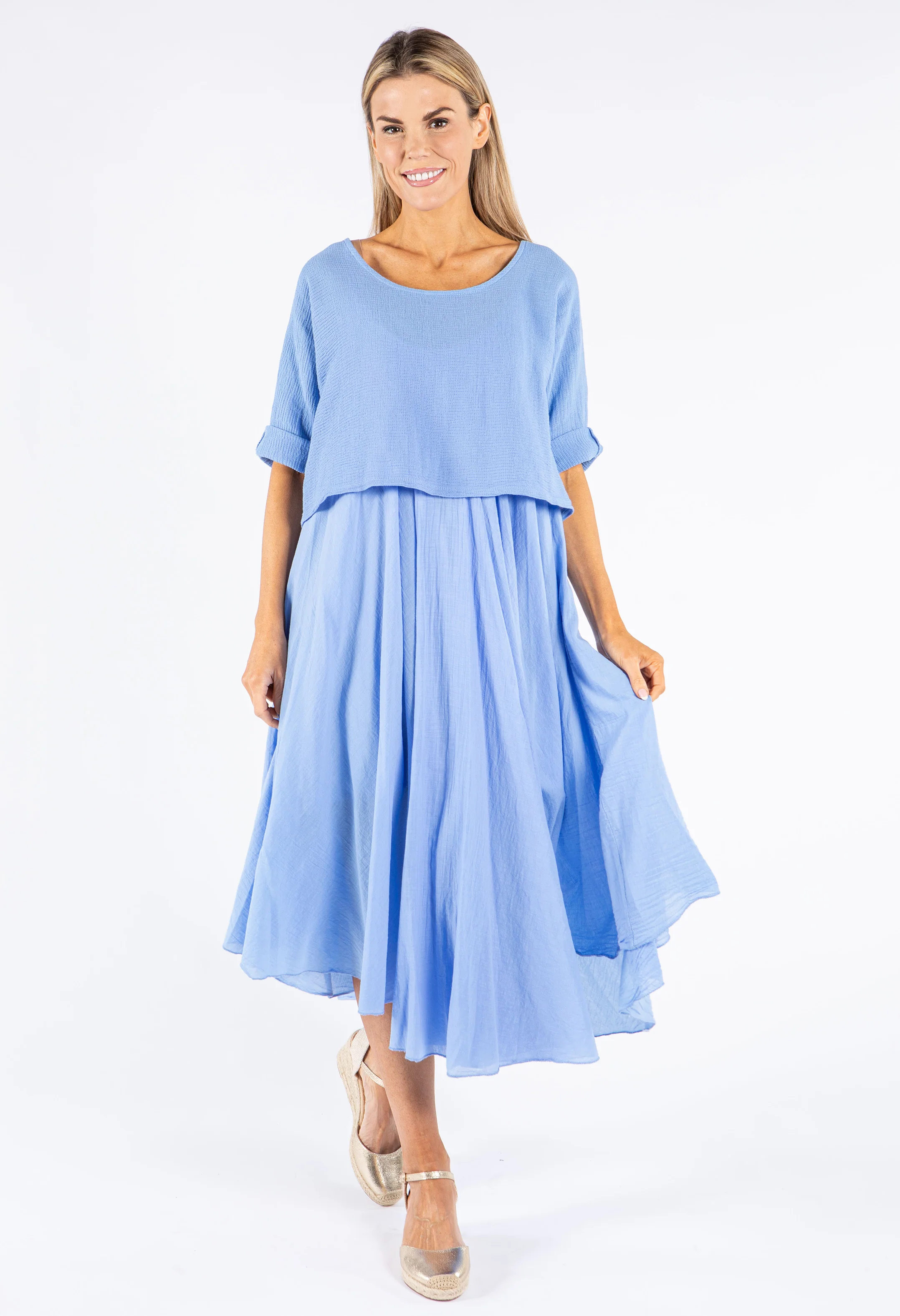 2 Piece Midi Dress