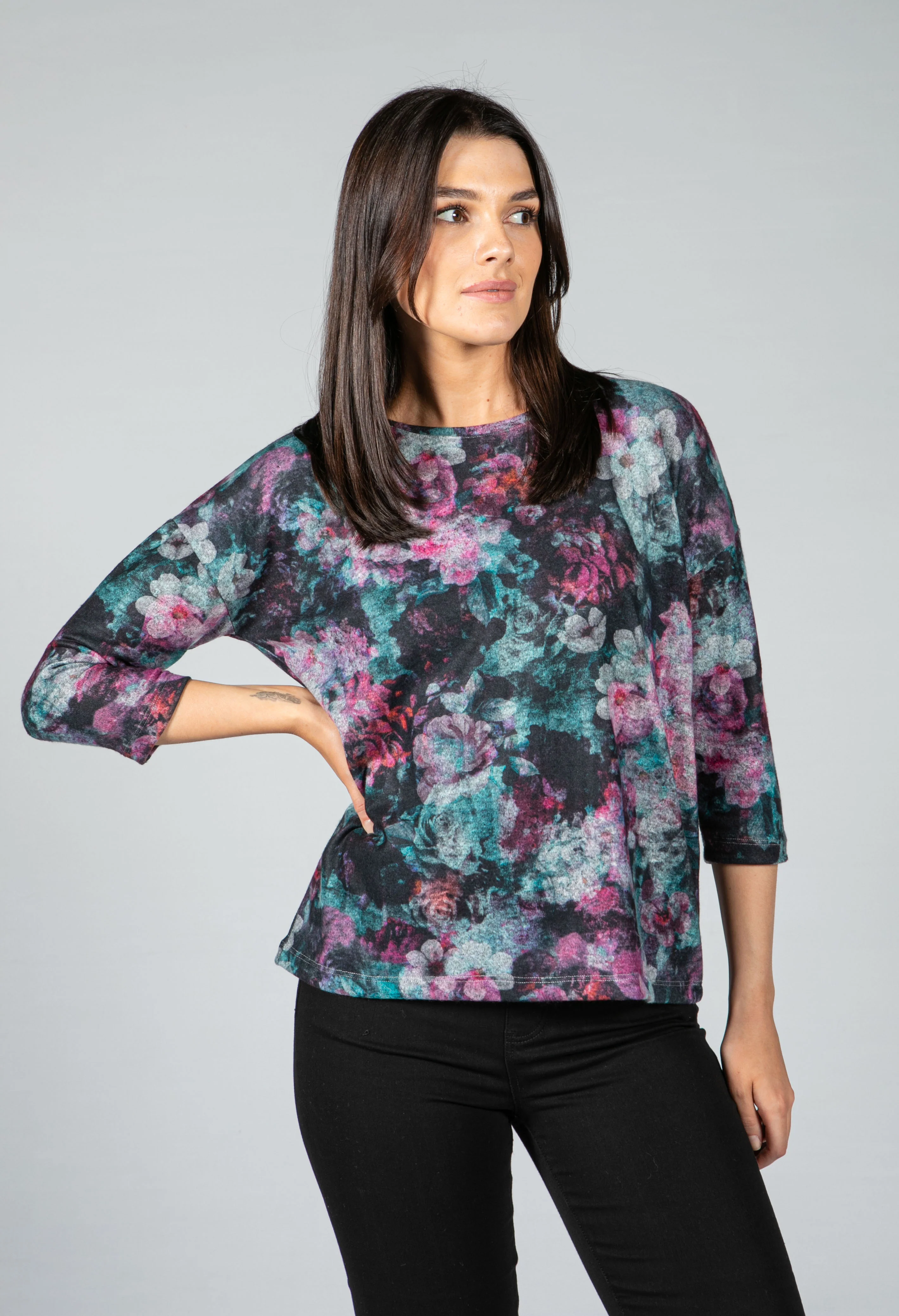 Floral Soft Touch top