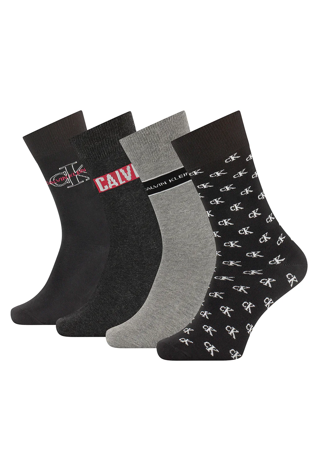 4 PACK LOGO CREW SOCKS GIFT SET