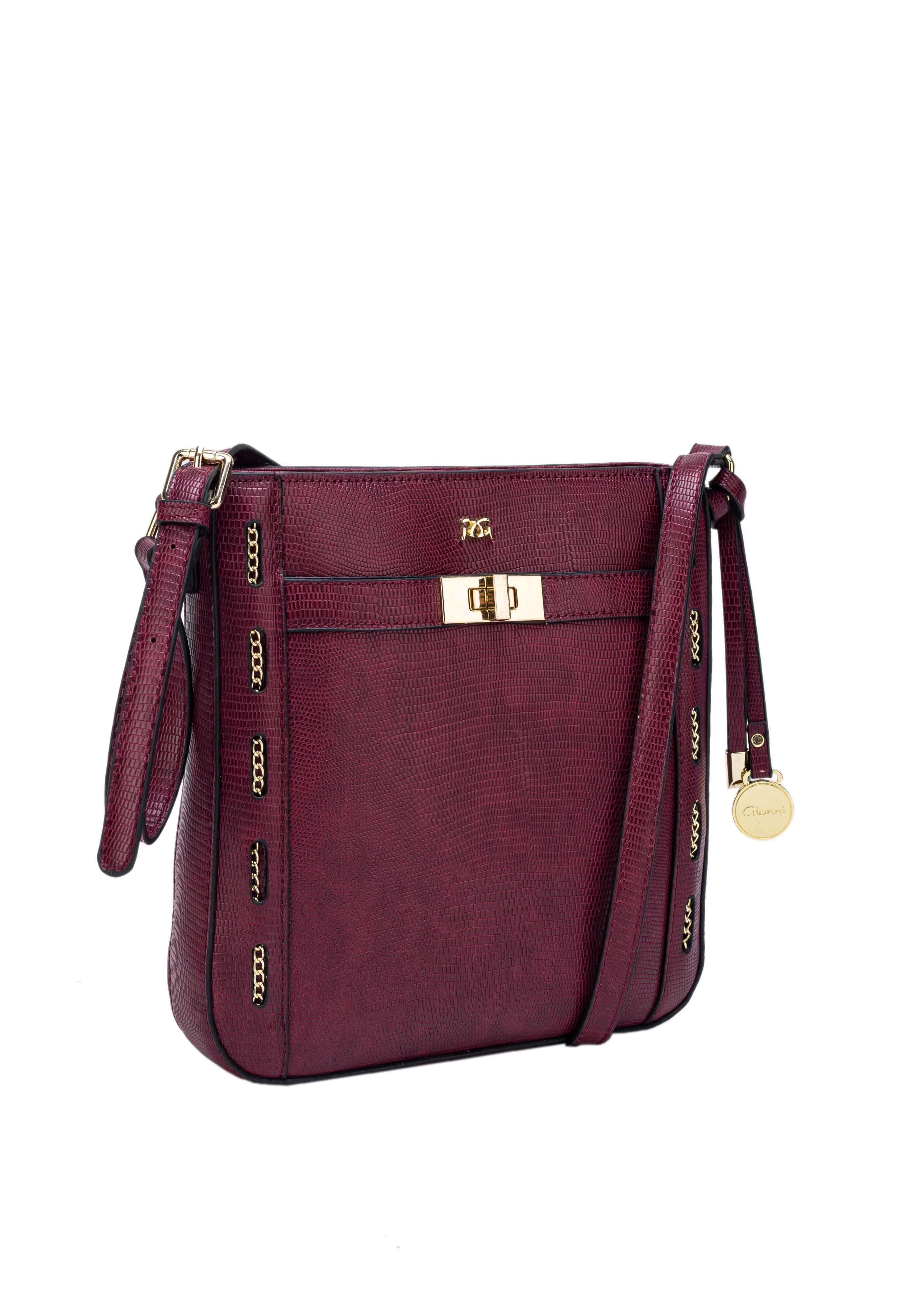 Citrine Snake Effect Xbody Bag