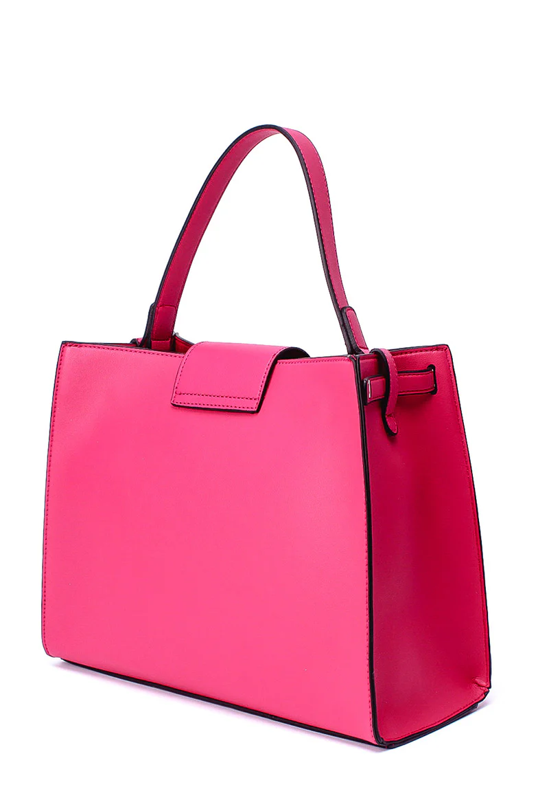 Laser Cut Detail Tote - Pink