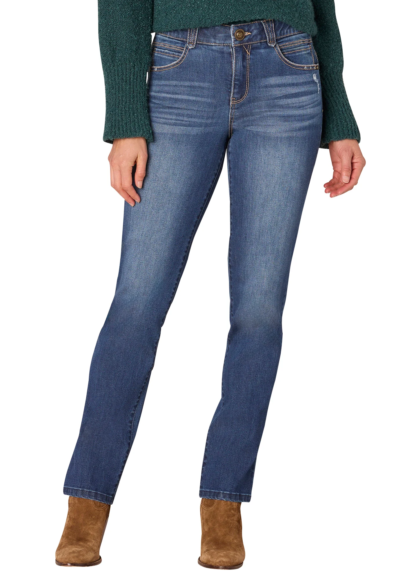 Absolution Mid-Rise Straight Leg Jeans