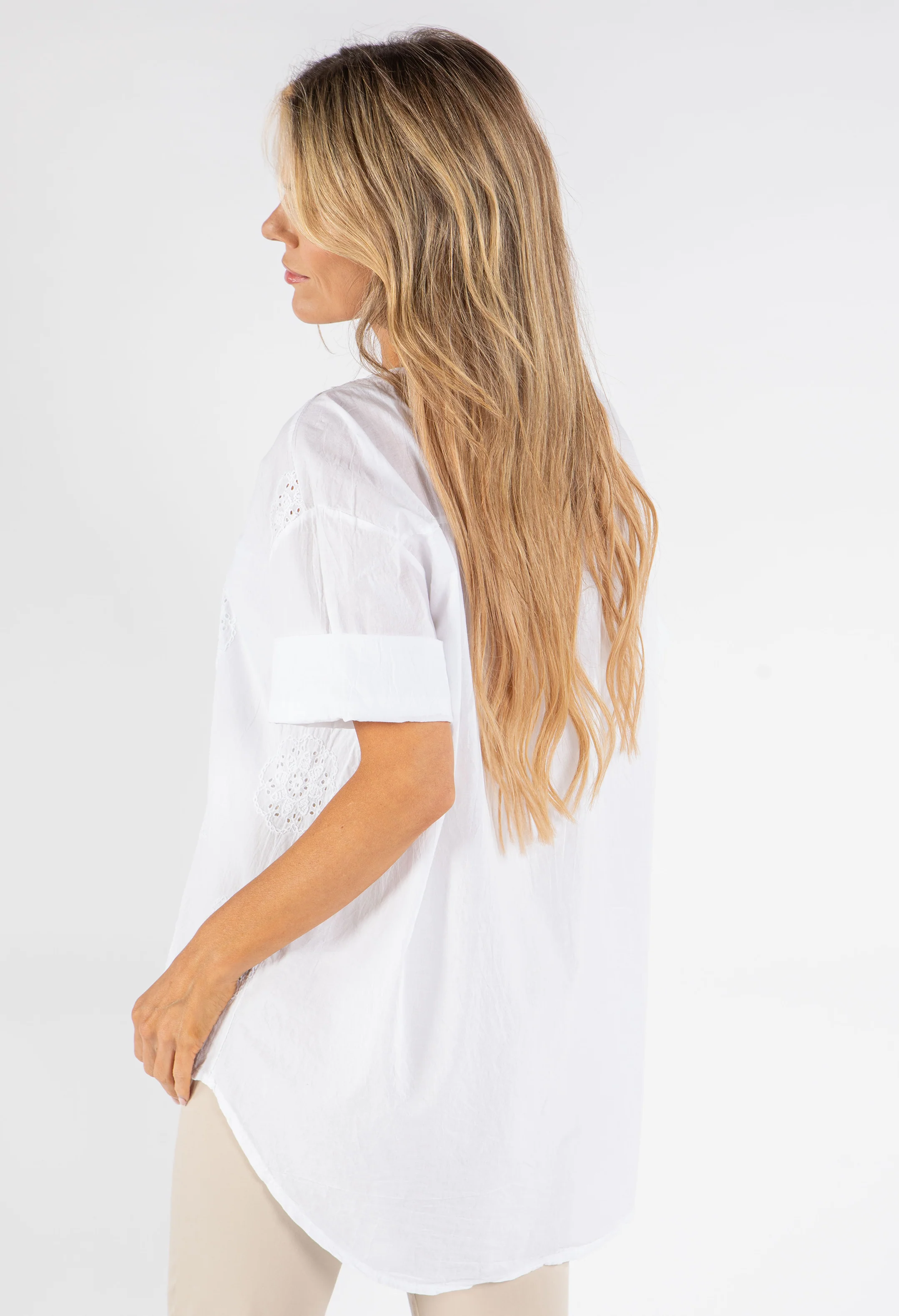 Mosaic Embroidered Blouse