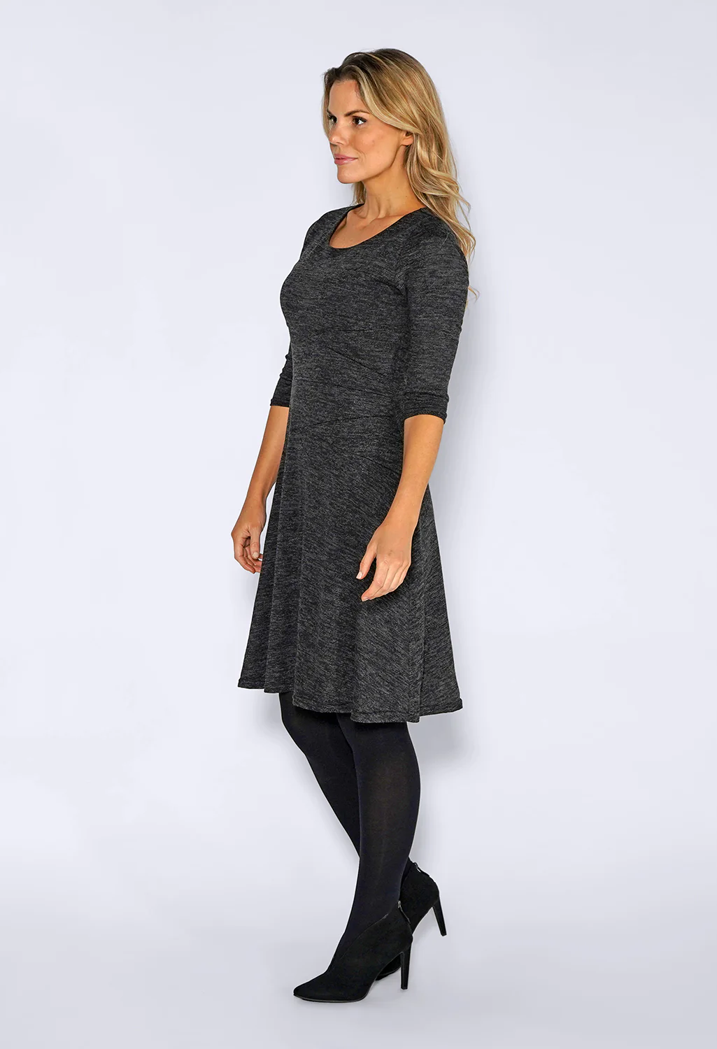 Grey Knit Dress