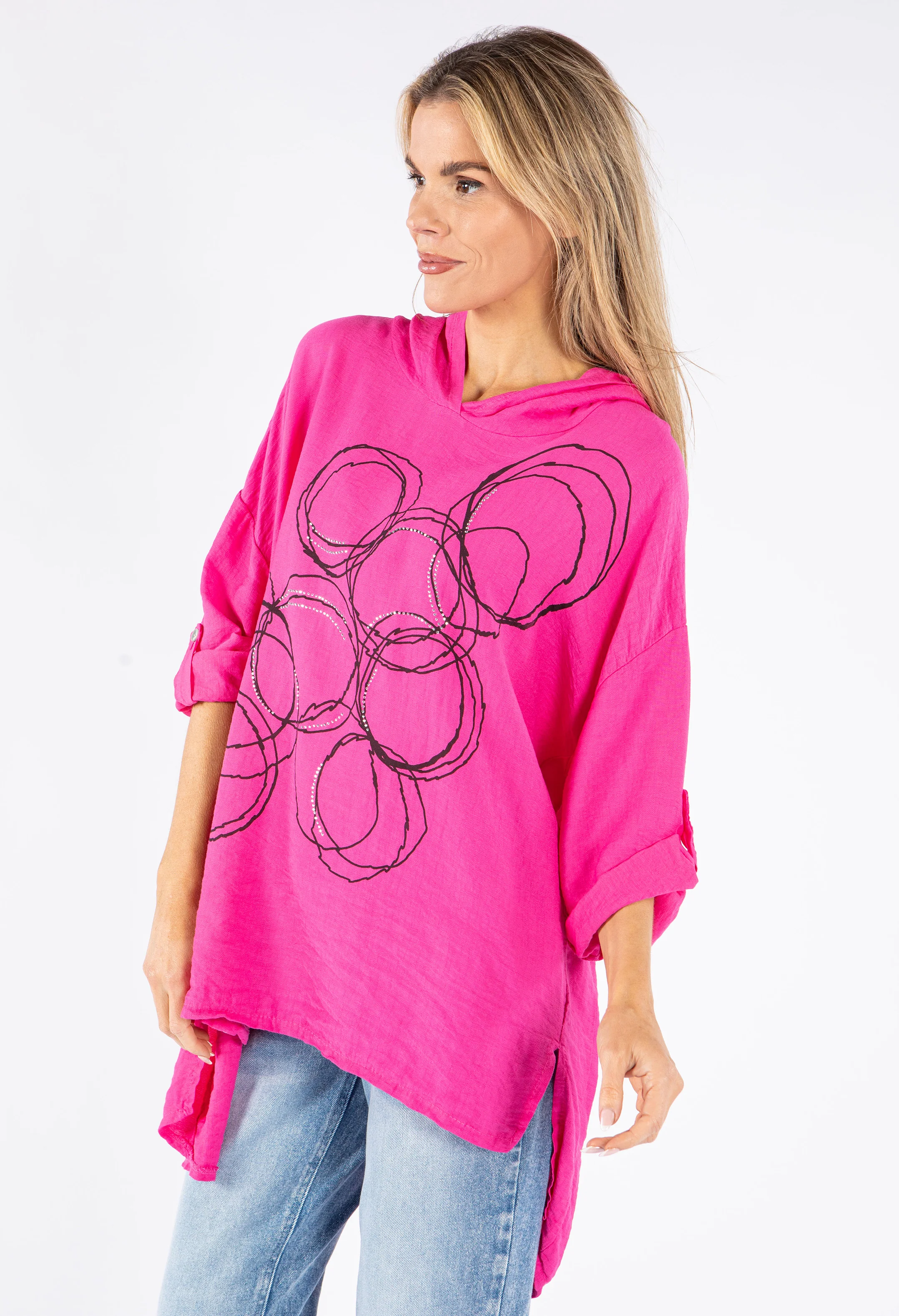 Oversized Hooded Top