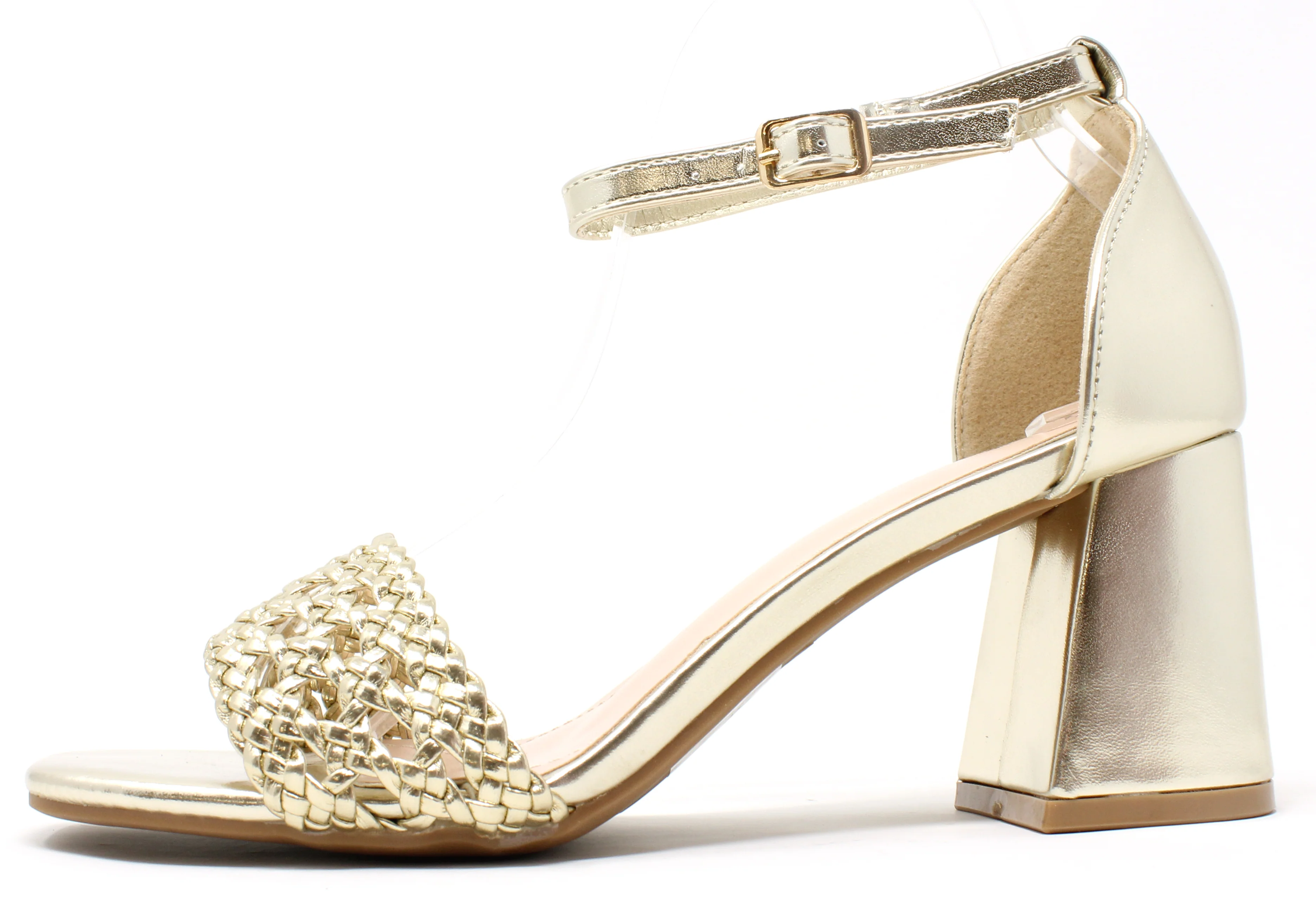 Metallic Rope Heel