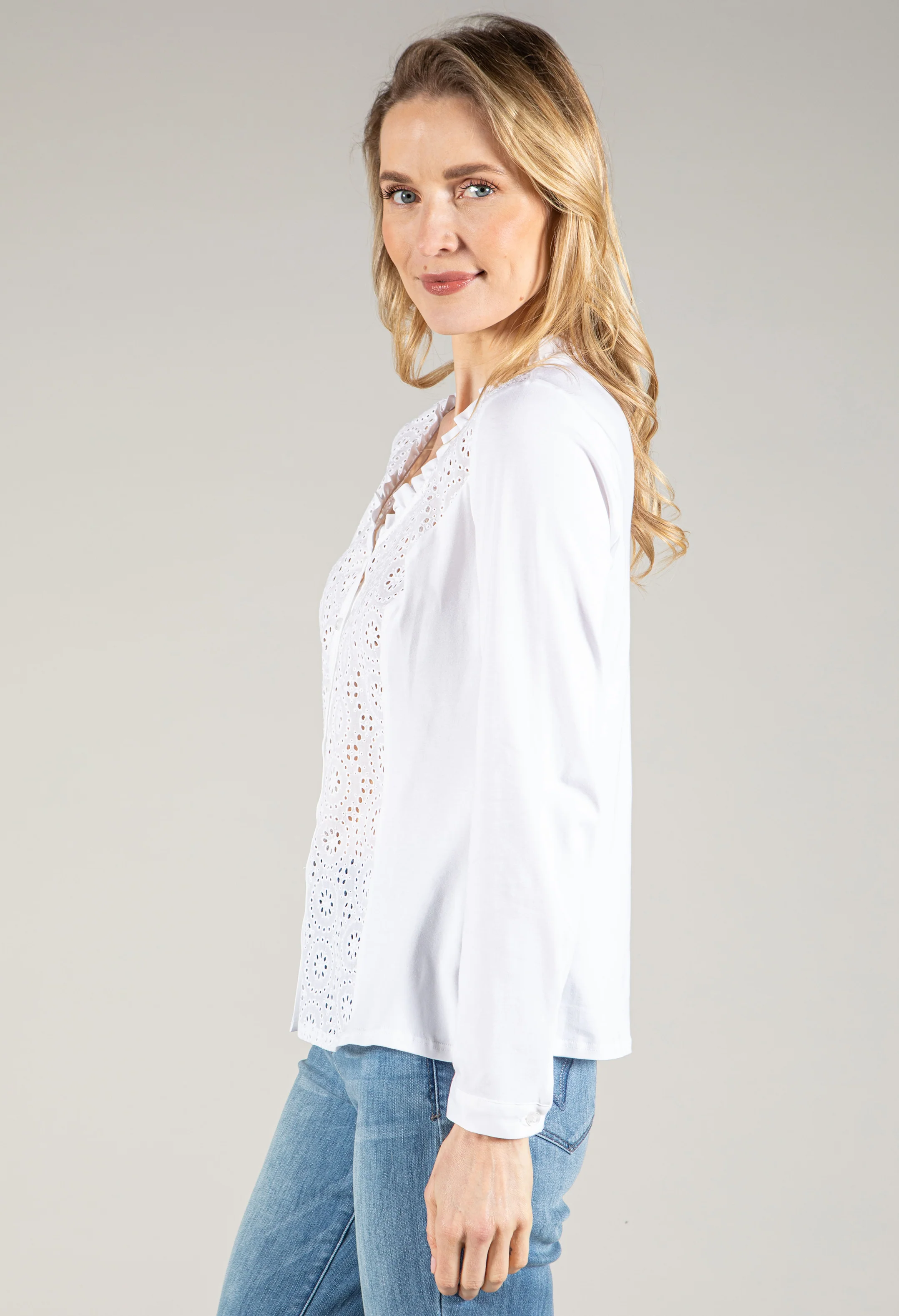 Cut-out Detail Blouse