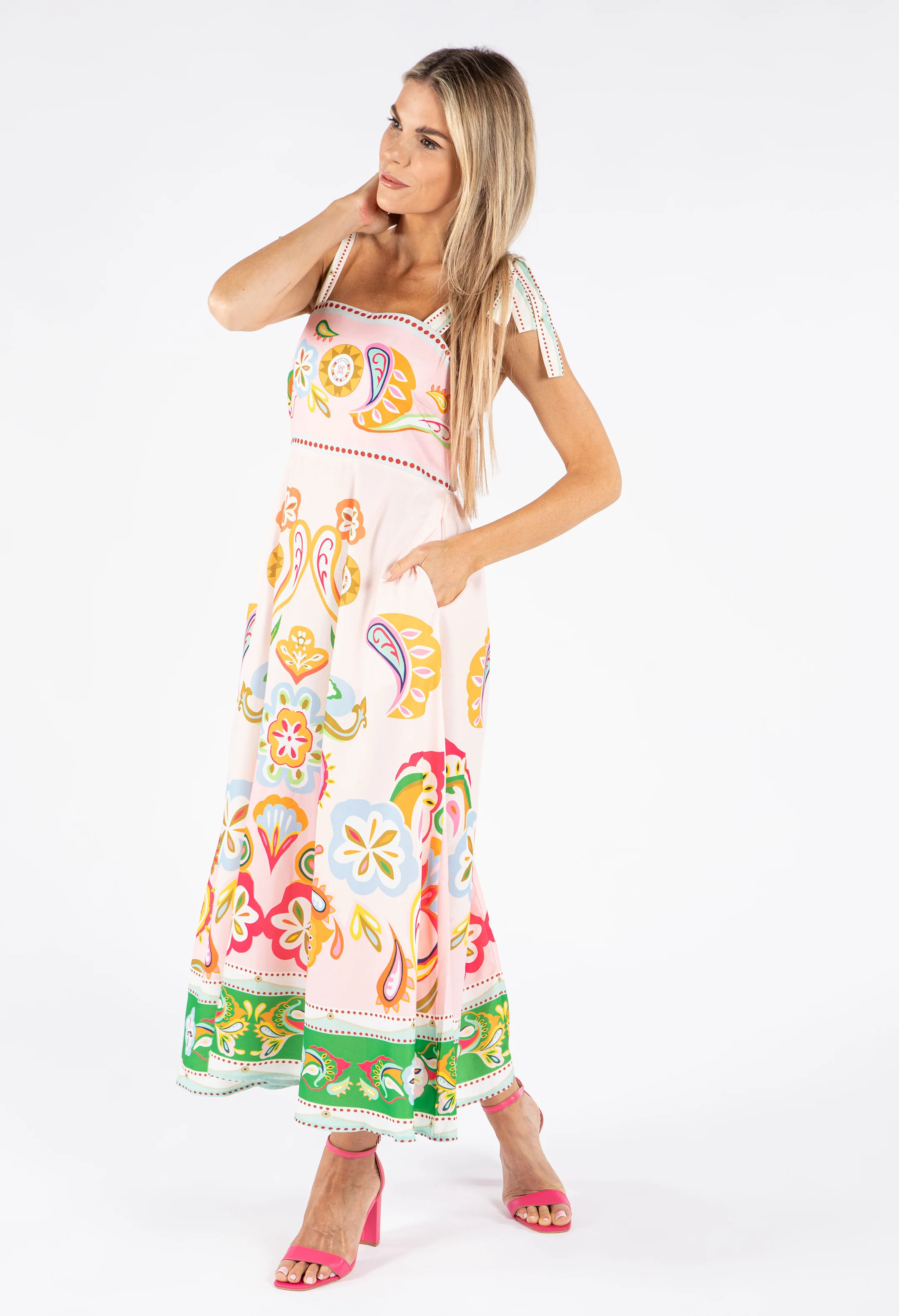 Paisley Print Sun Dress