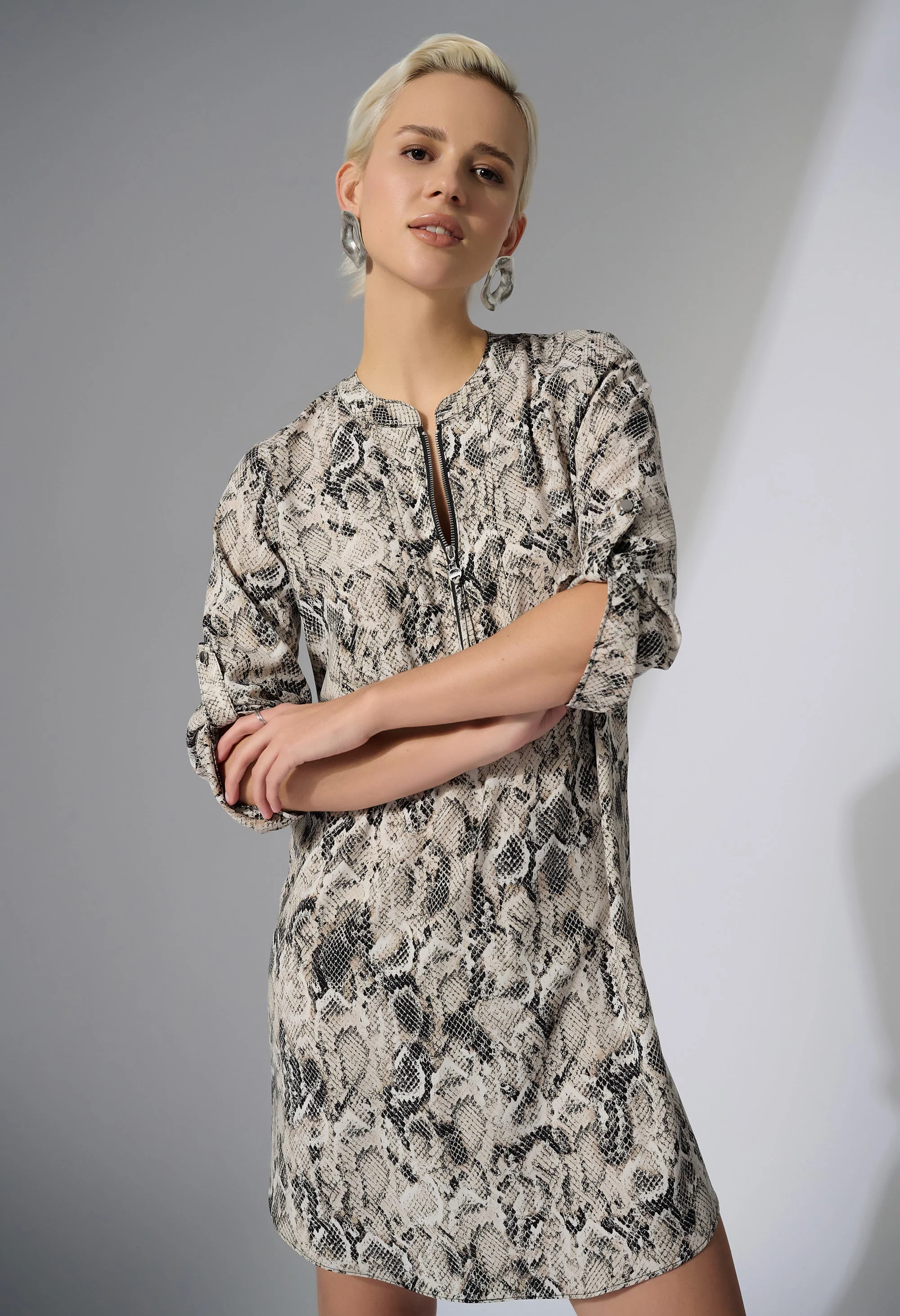 Animal Print Mini Dress
