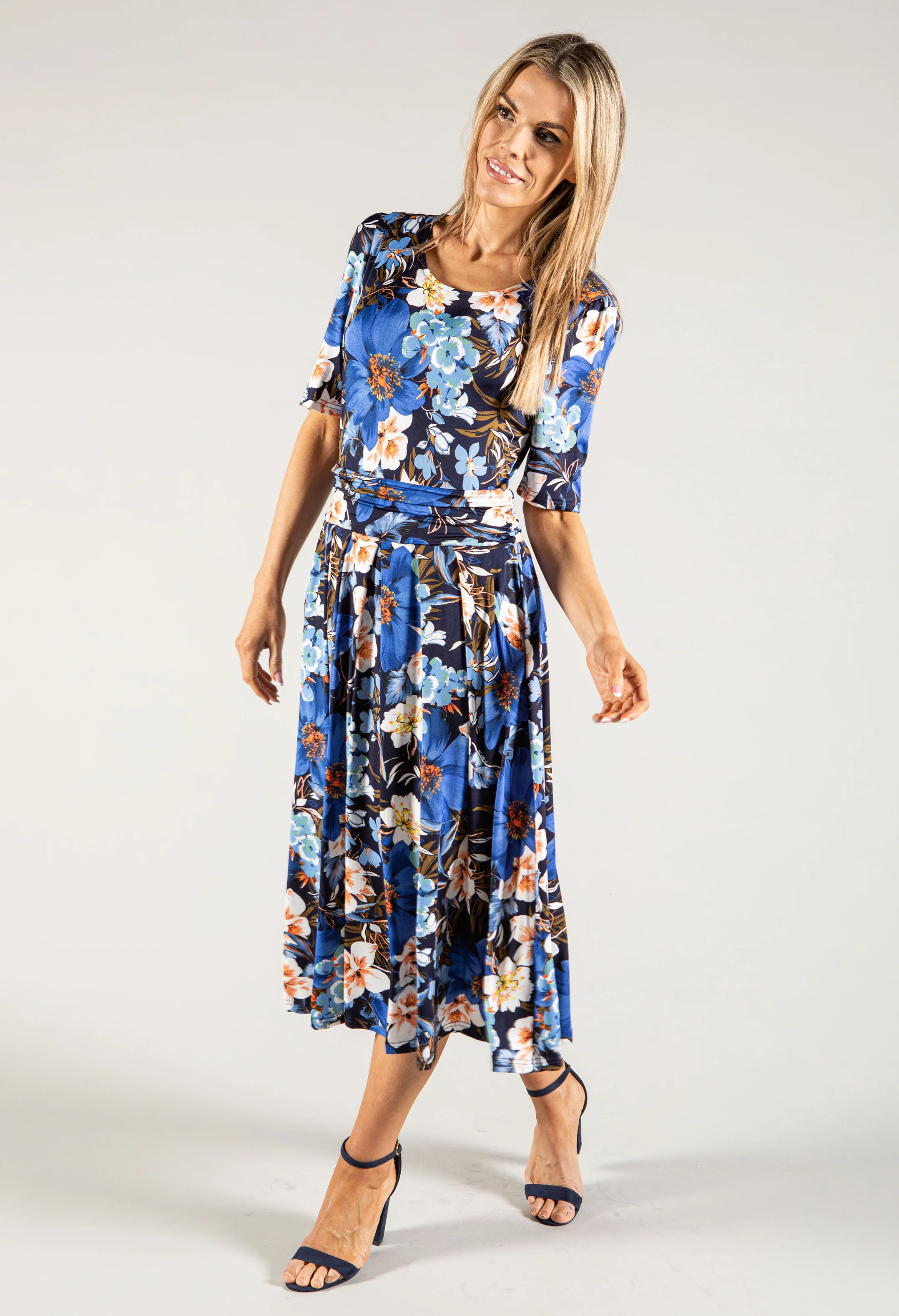 Floral Bloom Midi Dress