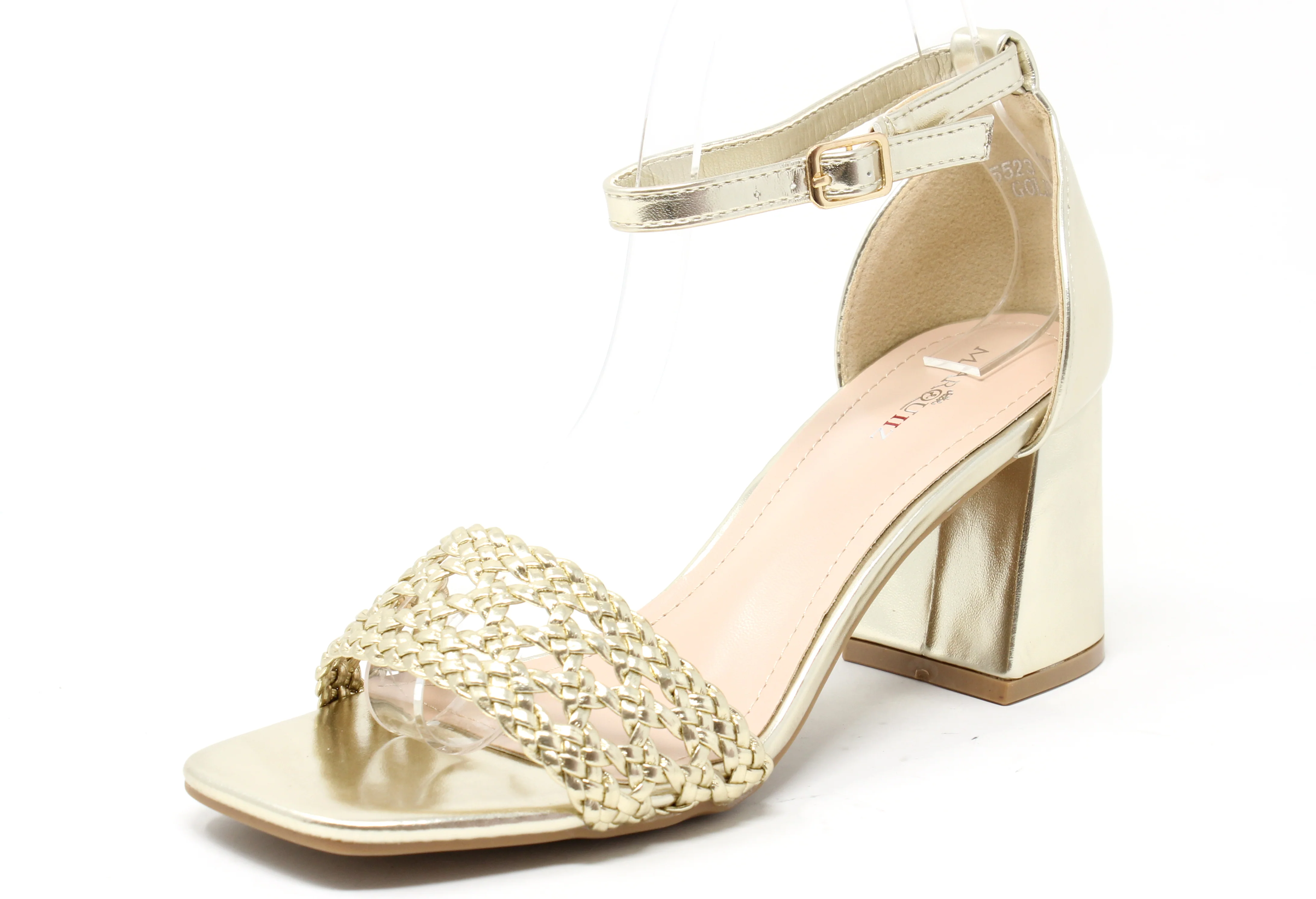 Metallic Rope Heel
