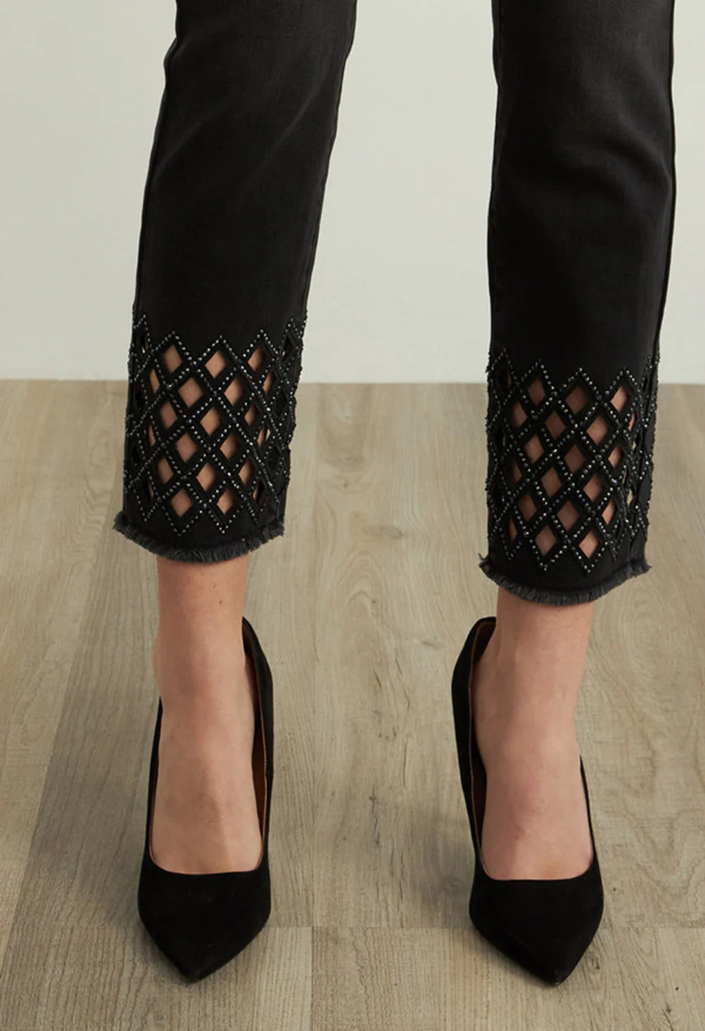 Cross-hatch Cuff Pants