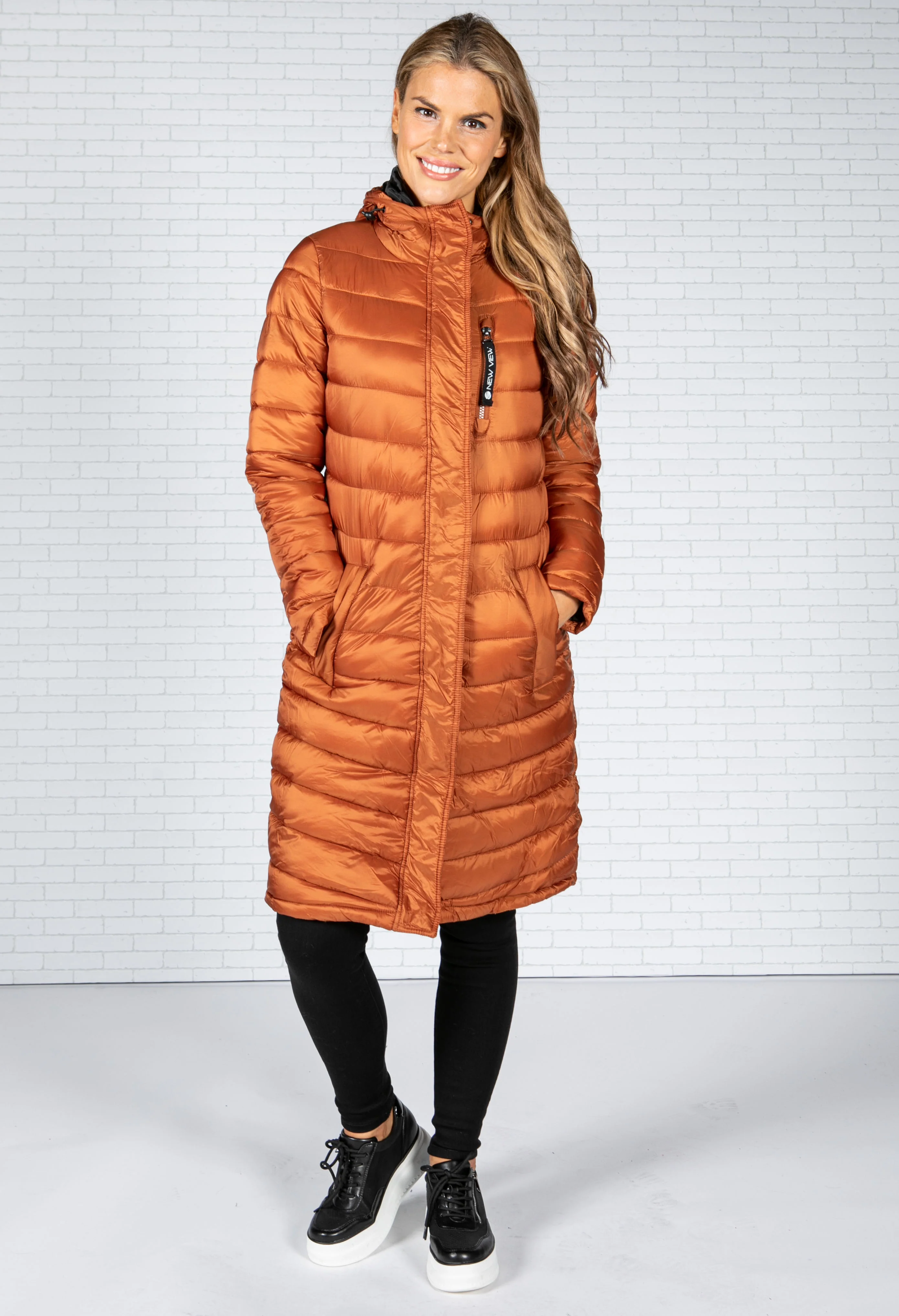 Rust Padded Coat