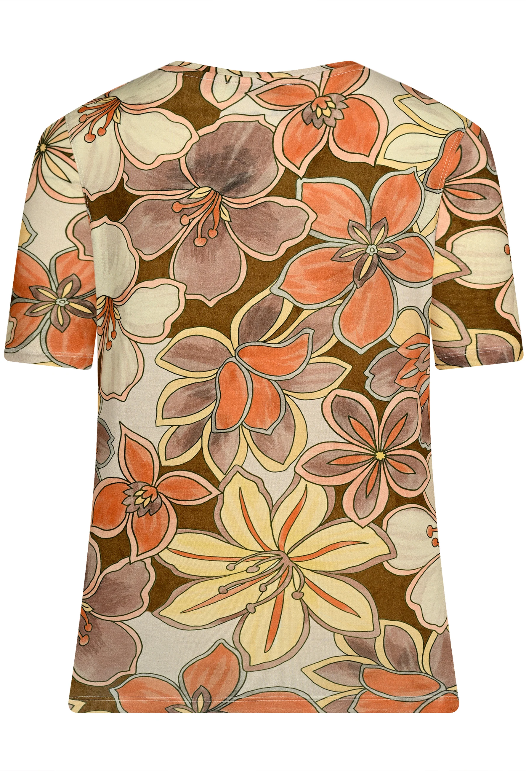 Shirt with flower print