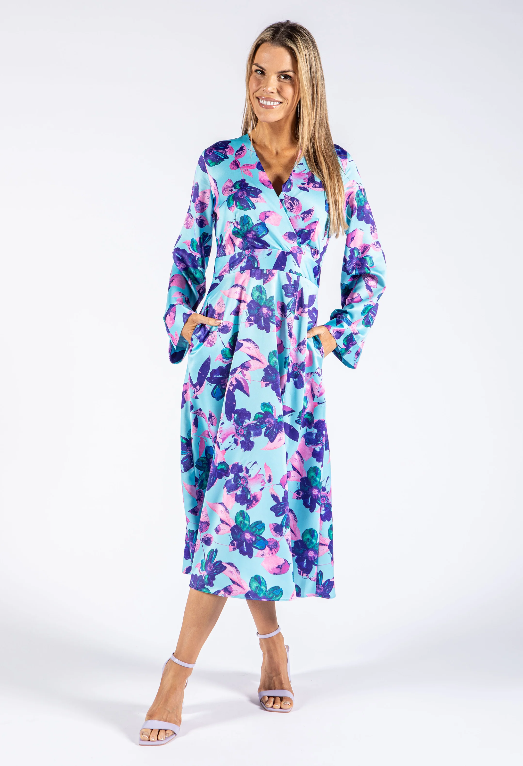 Floral Kimono Style Dress