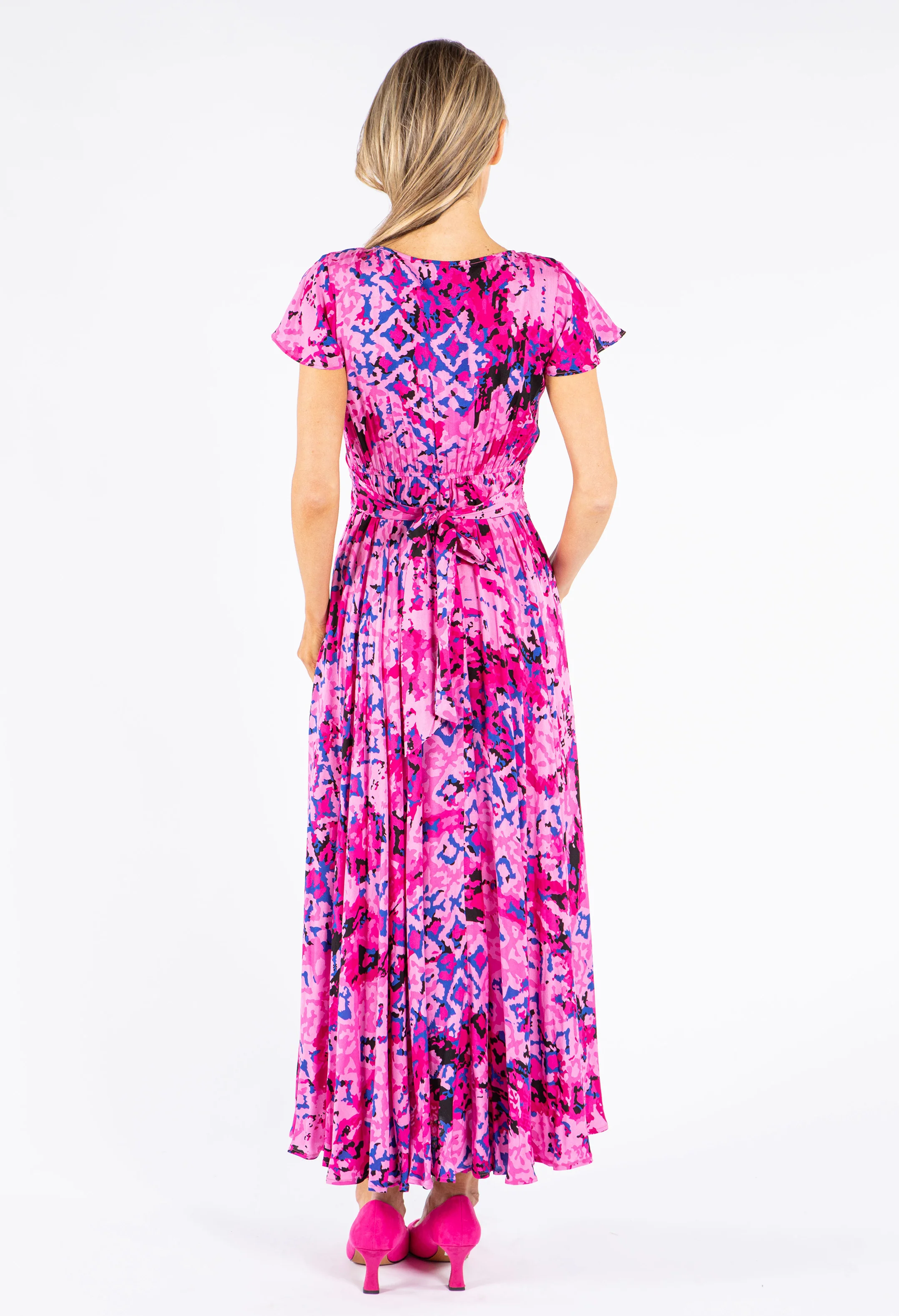 Mirage Print Maxi Dress