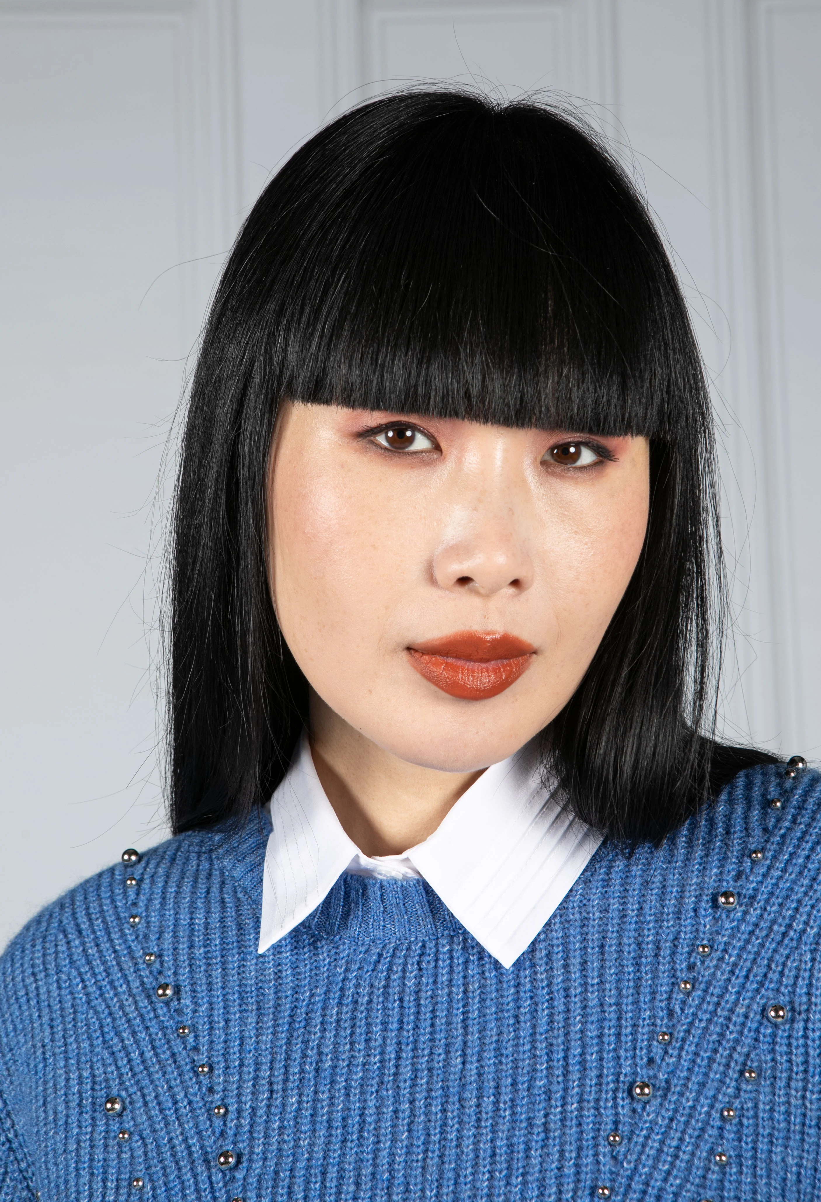 Pleated Collar Bib